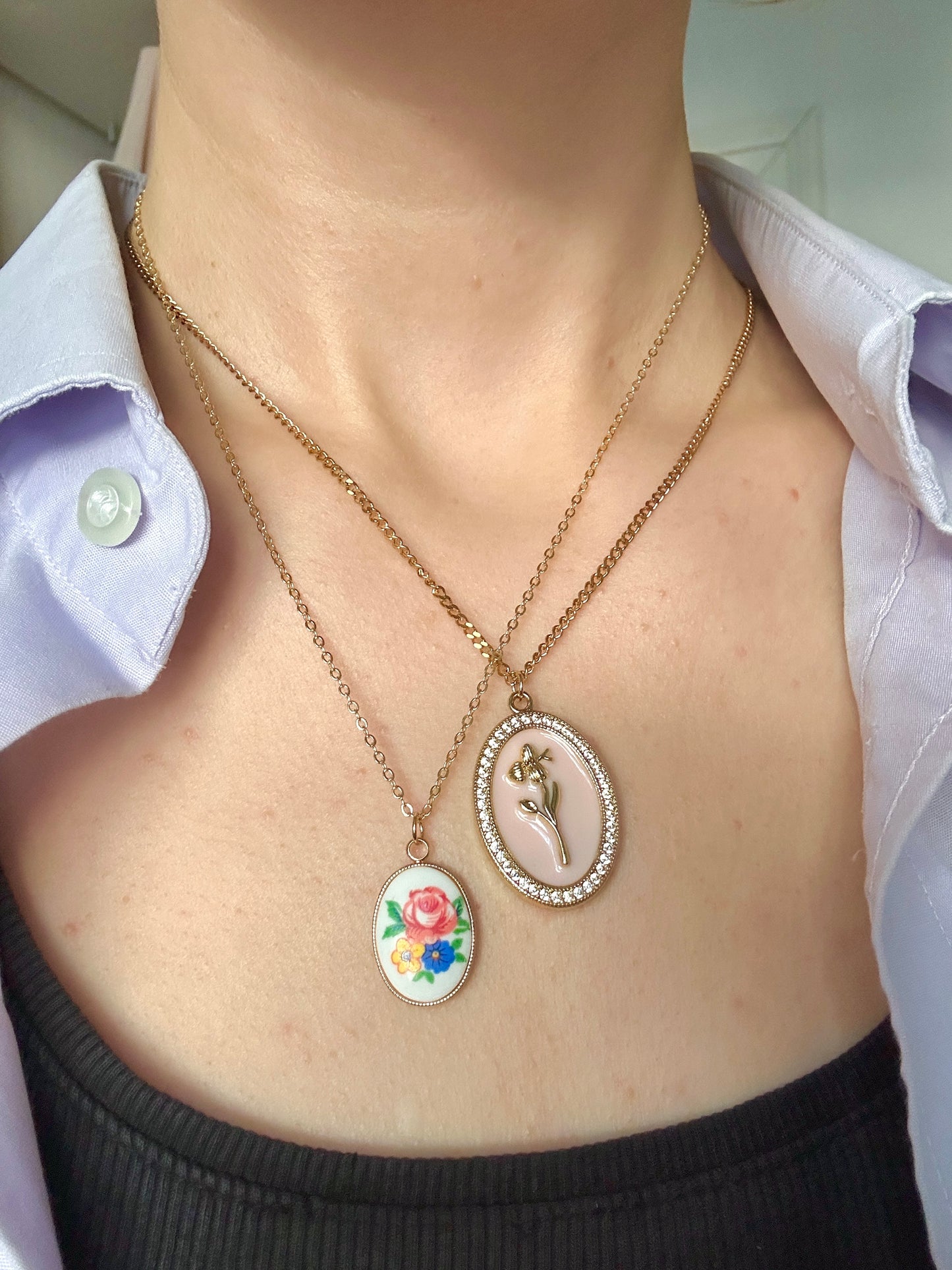 Vintage Daisy Necklace