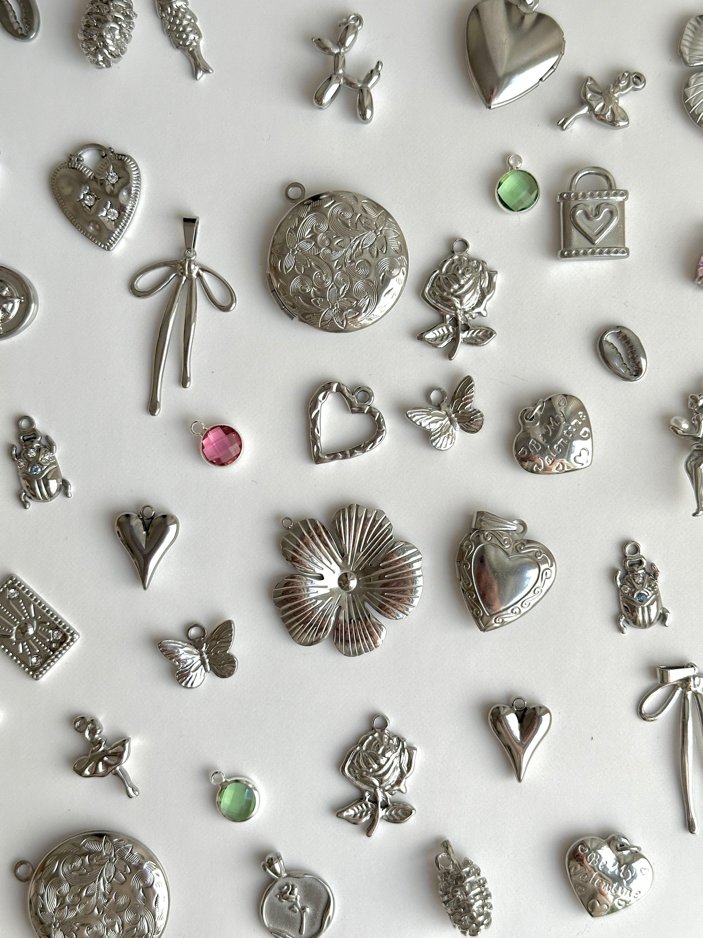 Silber Charms 304 Edelstahl 2