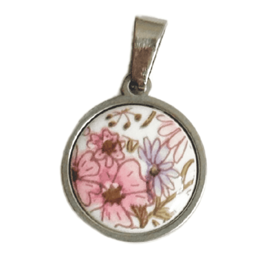 Pink Flower Round