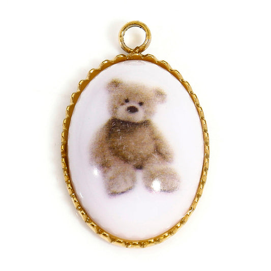 Vintage Teddy Anhänger