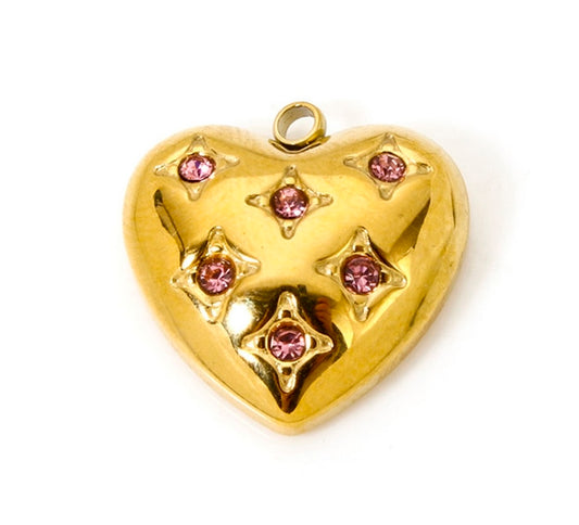 Herz Gold Rosa