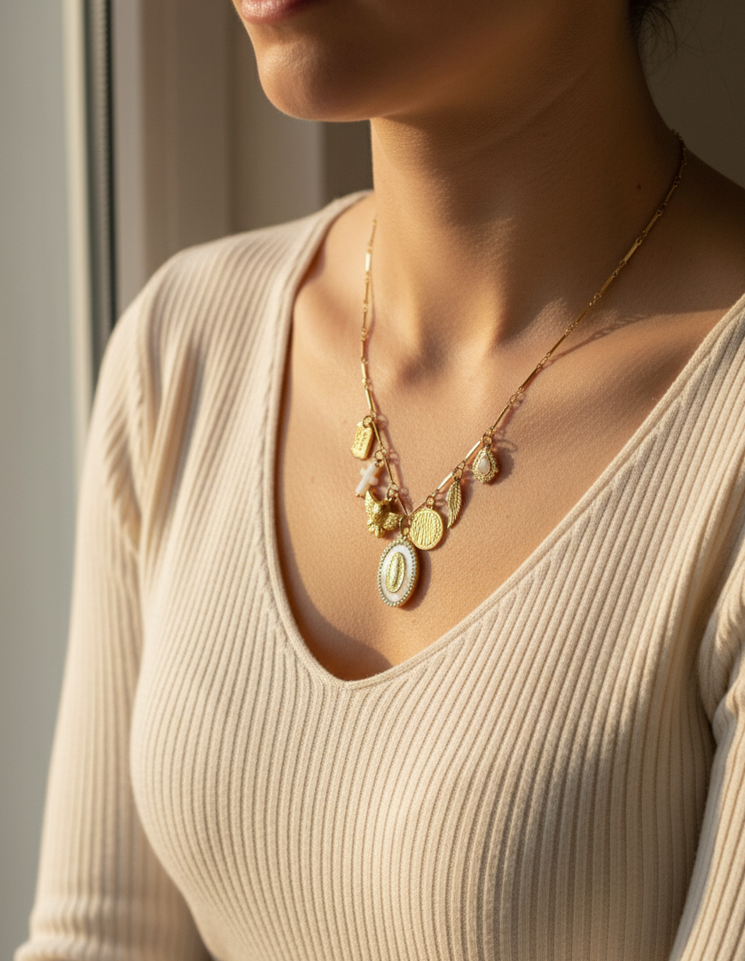 Cecilia Charm Halskette