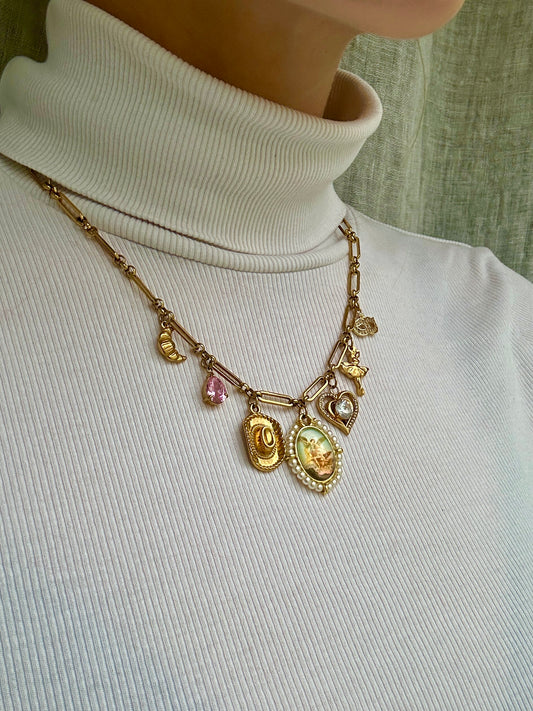 Custom Charm Halskette Portrait