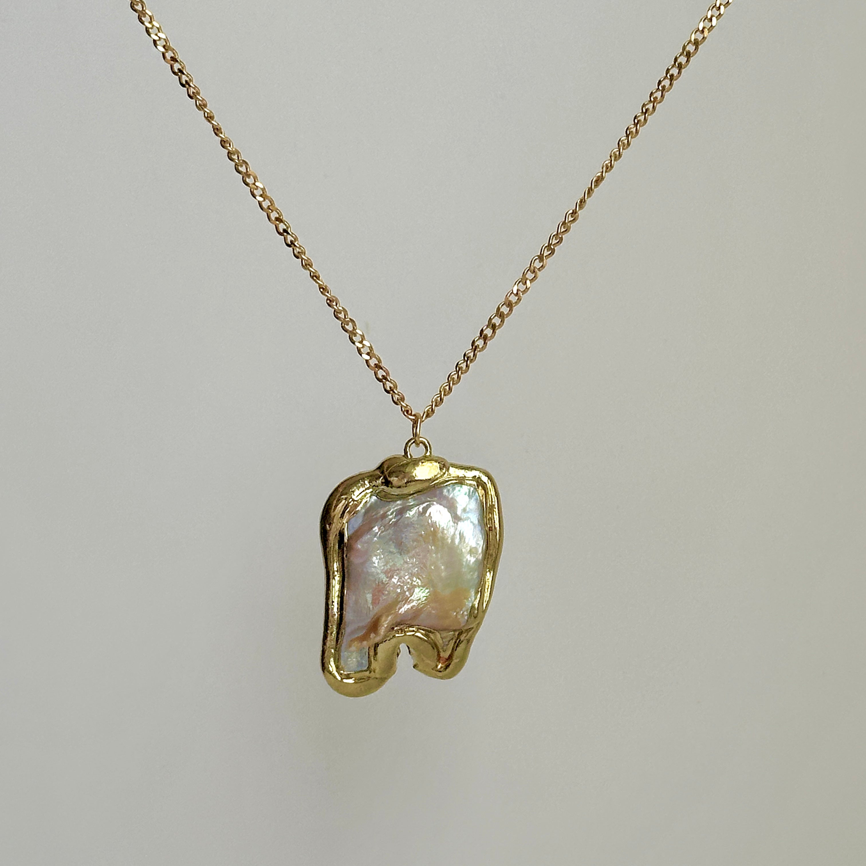 Golden Malva Halskette