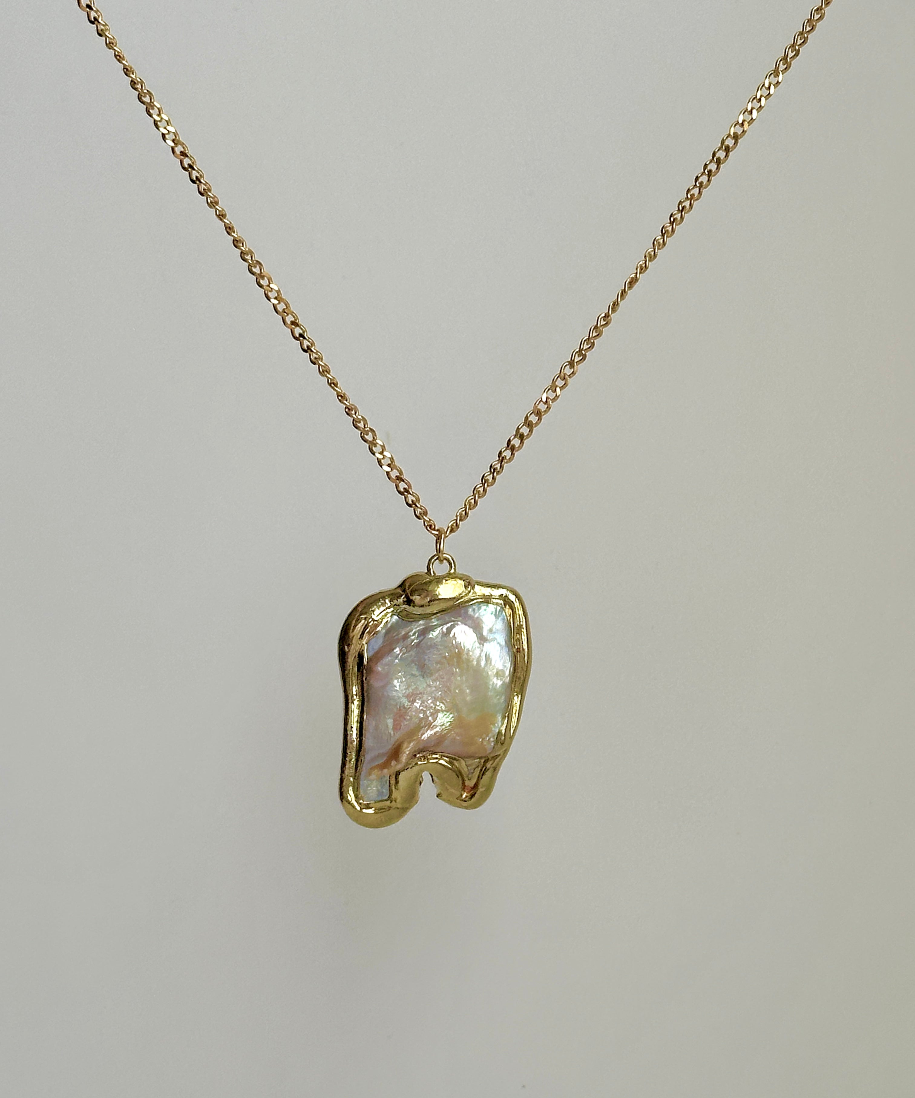 Golden Malva Halskette