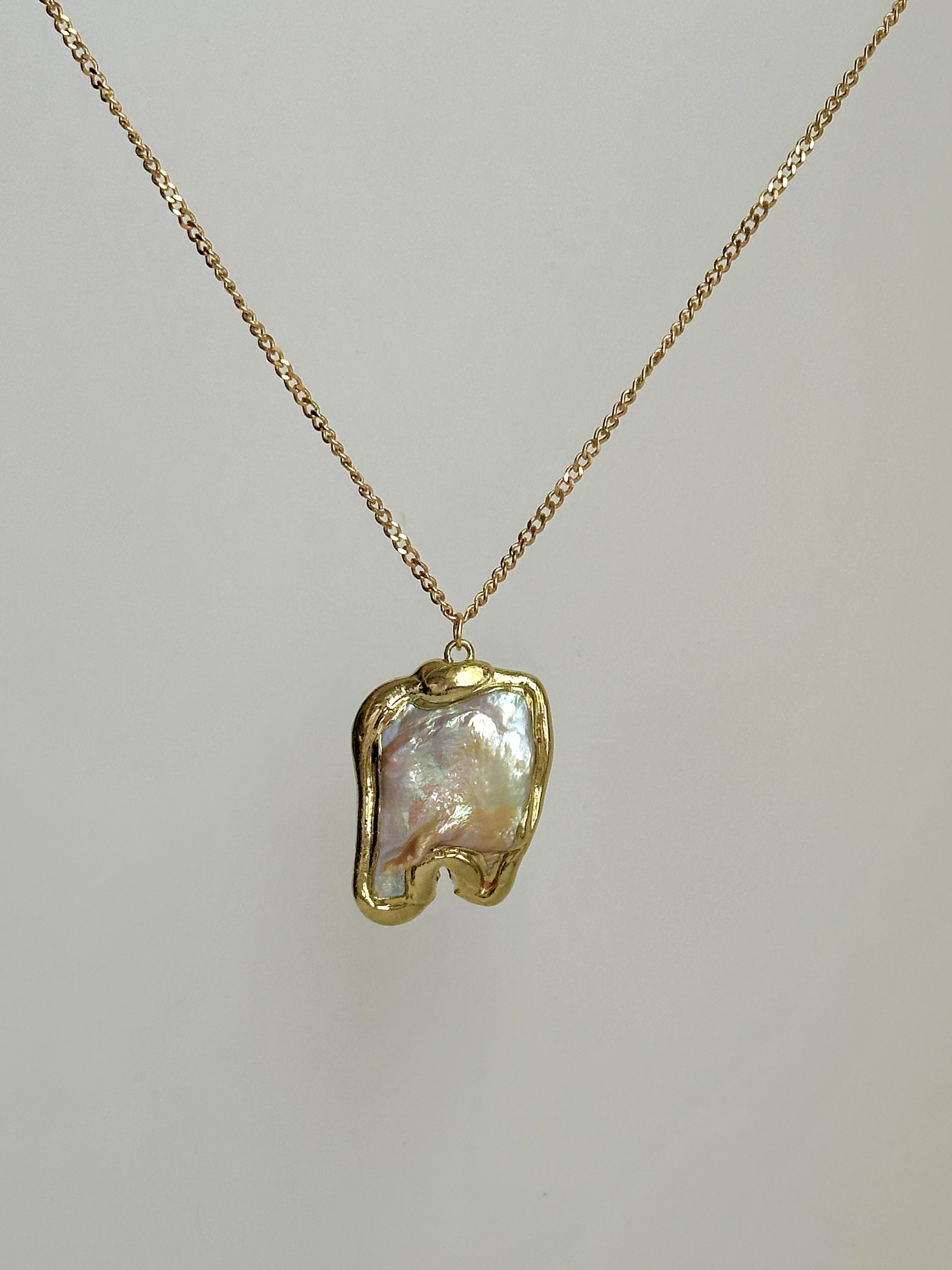 Golden Malva Halskette