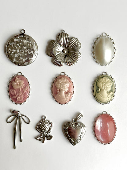 Grosse Silber Charms