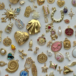 Handgefertigte Vintage Charms und 18k vergoldete Charms 1
