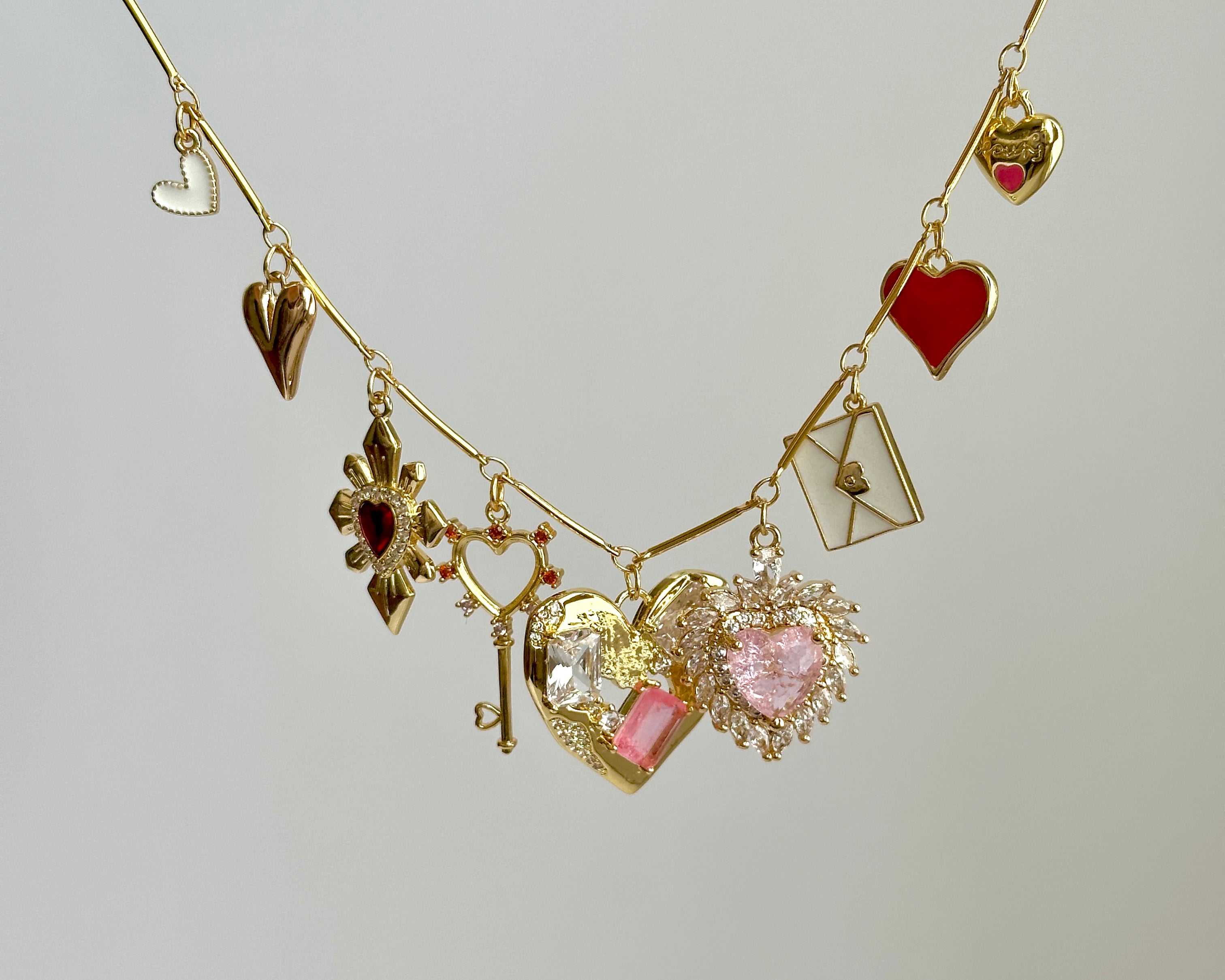 Mabel Heart Charm Halskette 2