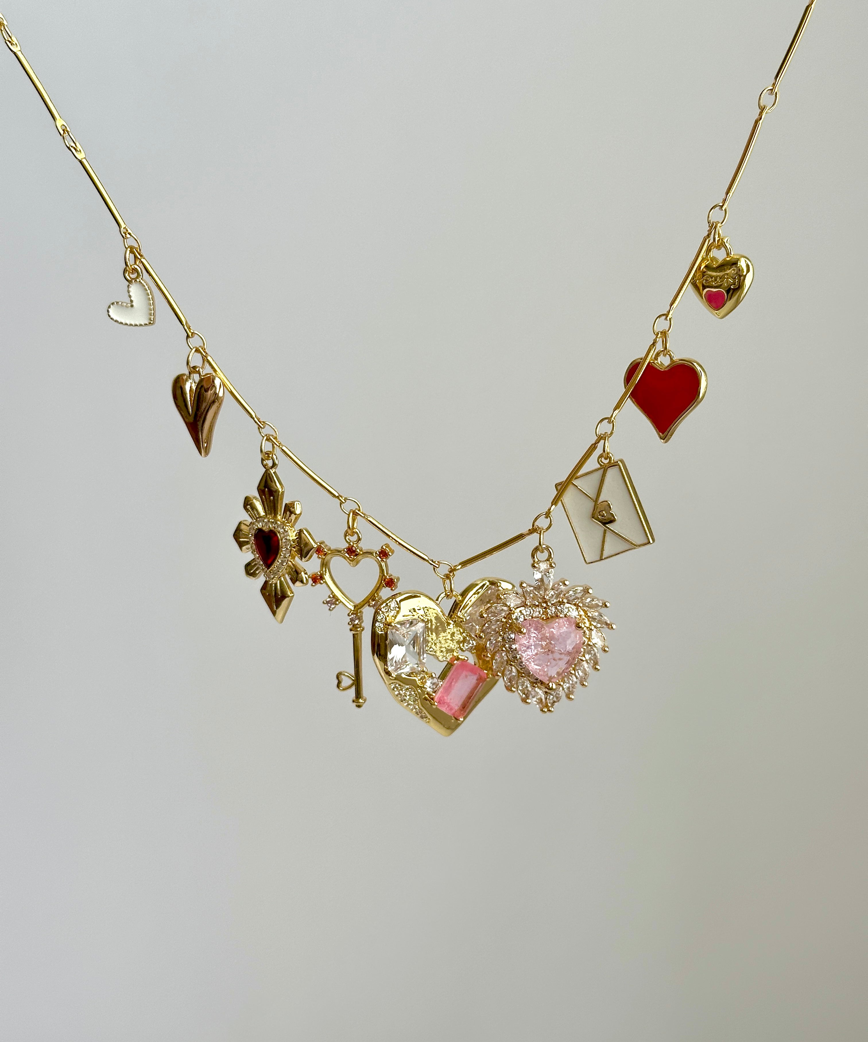 Mabel Heart Charm Halskette 2