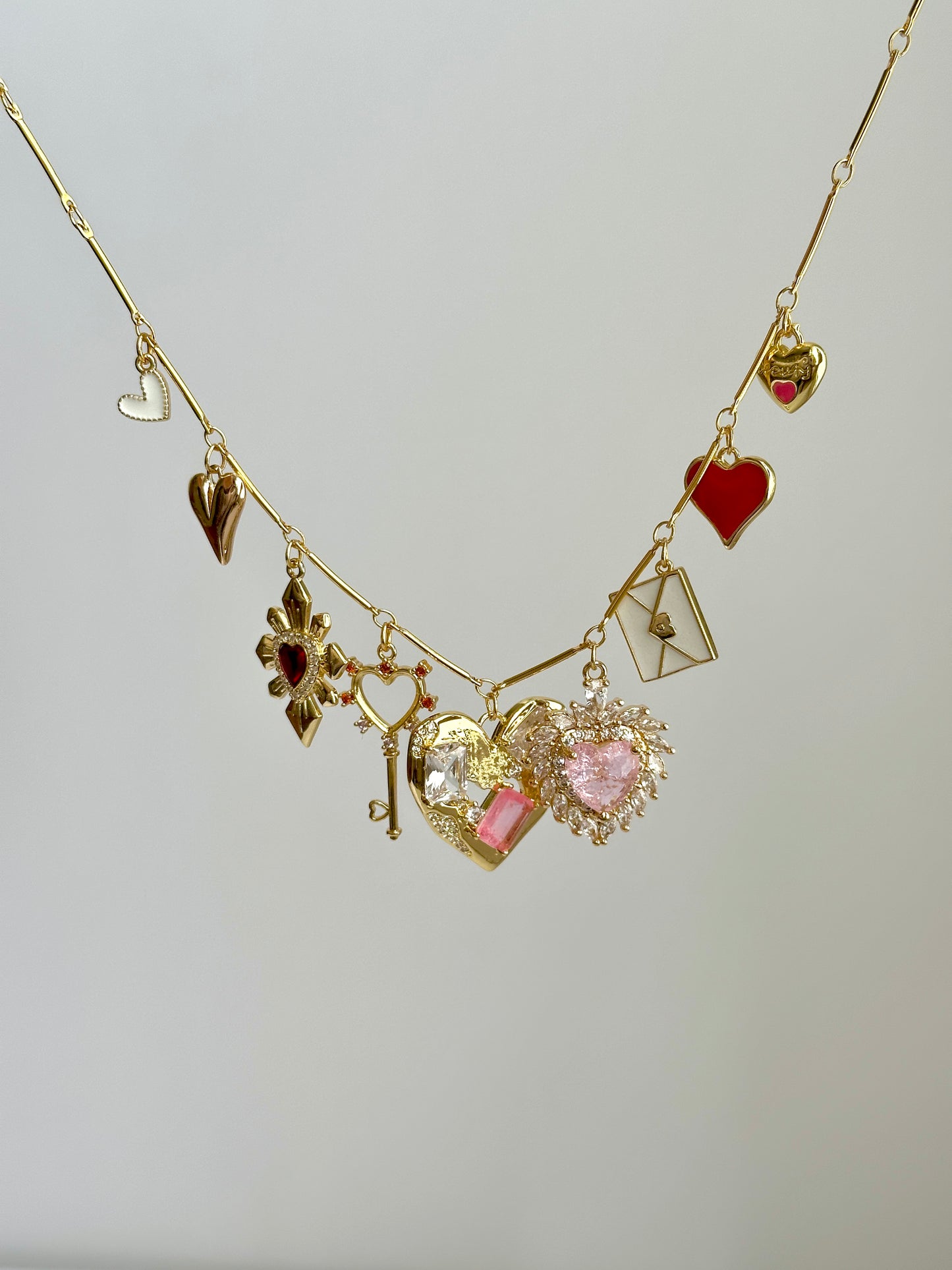 Mabel Heart Charm Halskette 2