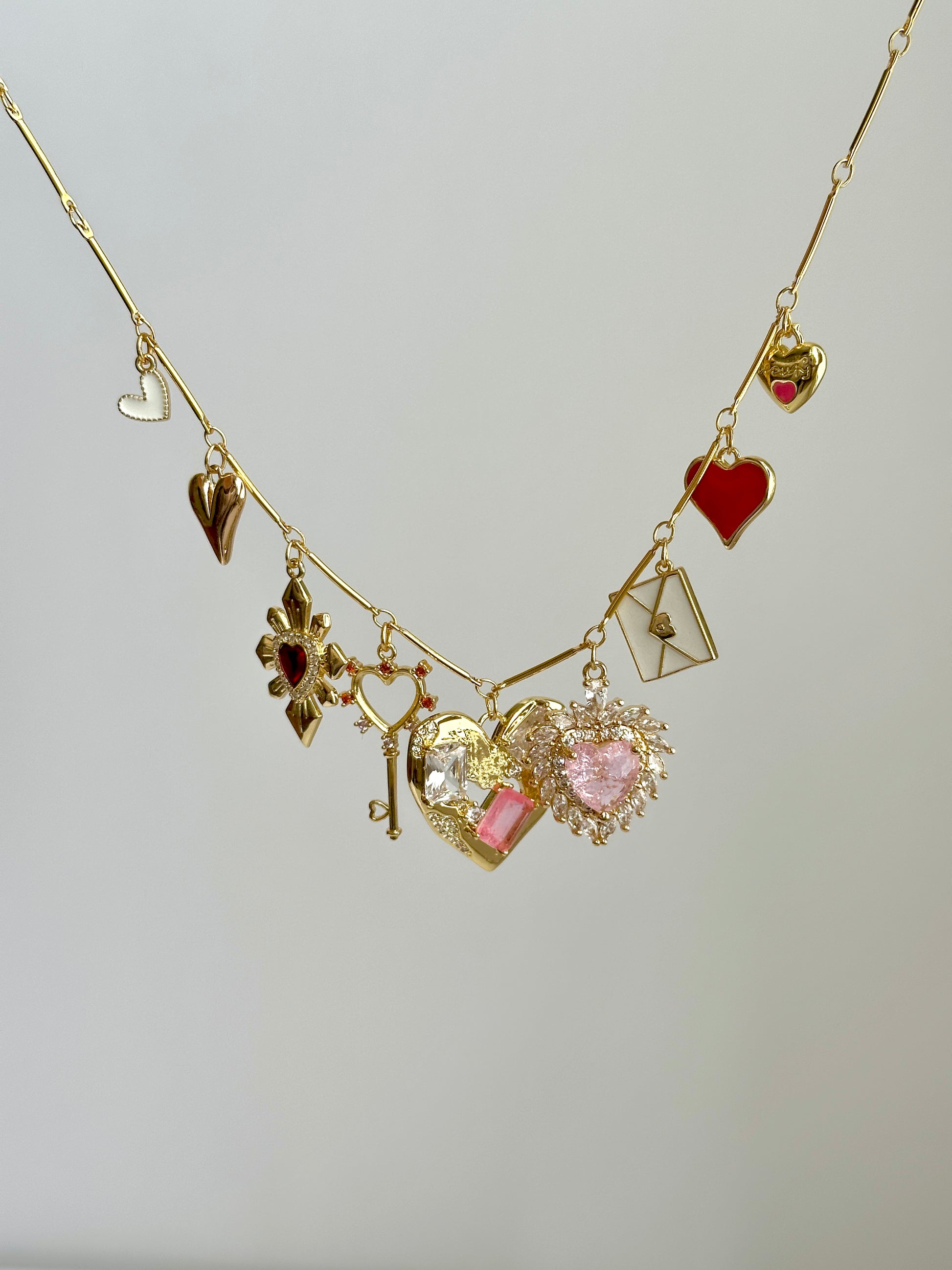 Mabel Heart Charm Halskette 2