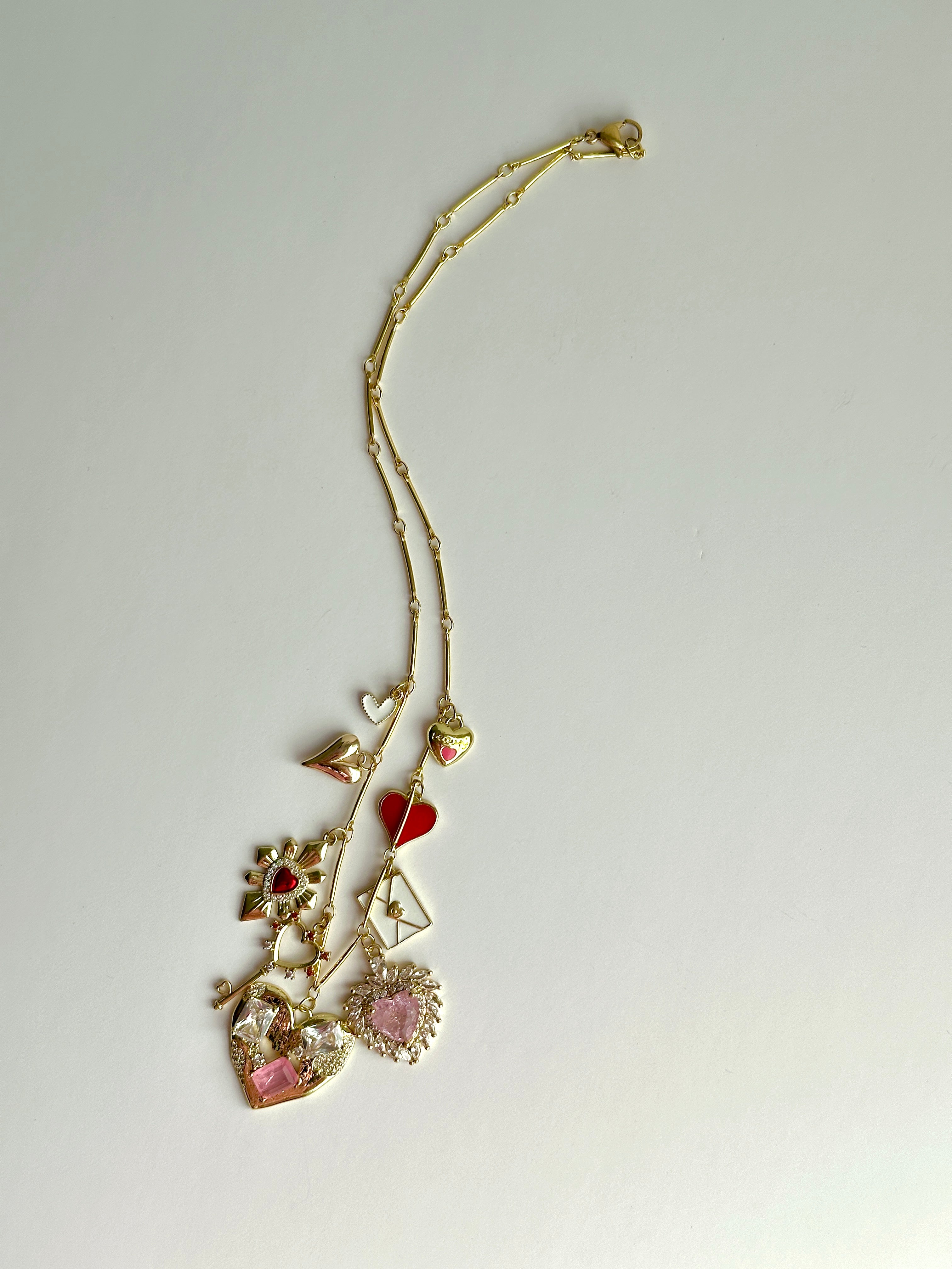 Mabel Heart Charm Halskette 3