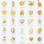 Medium Gold Charm Collection