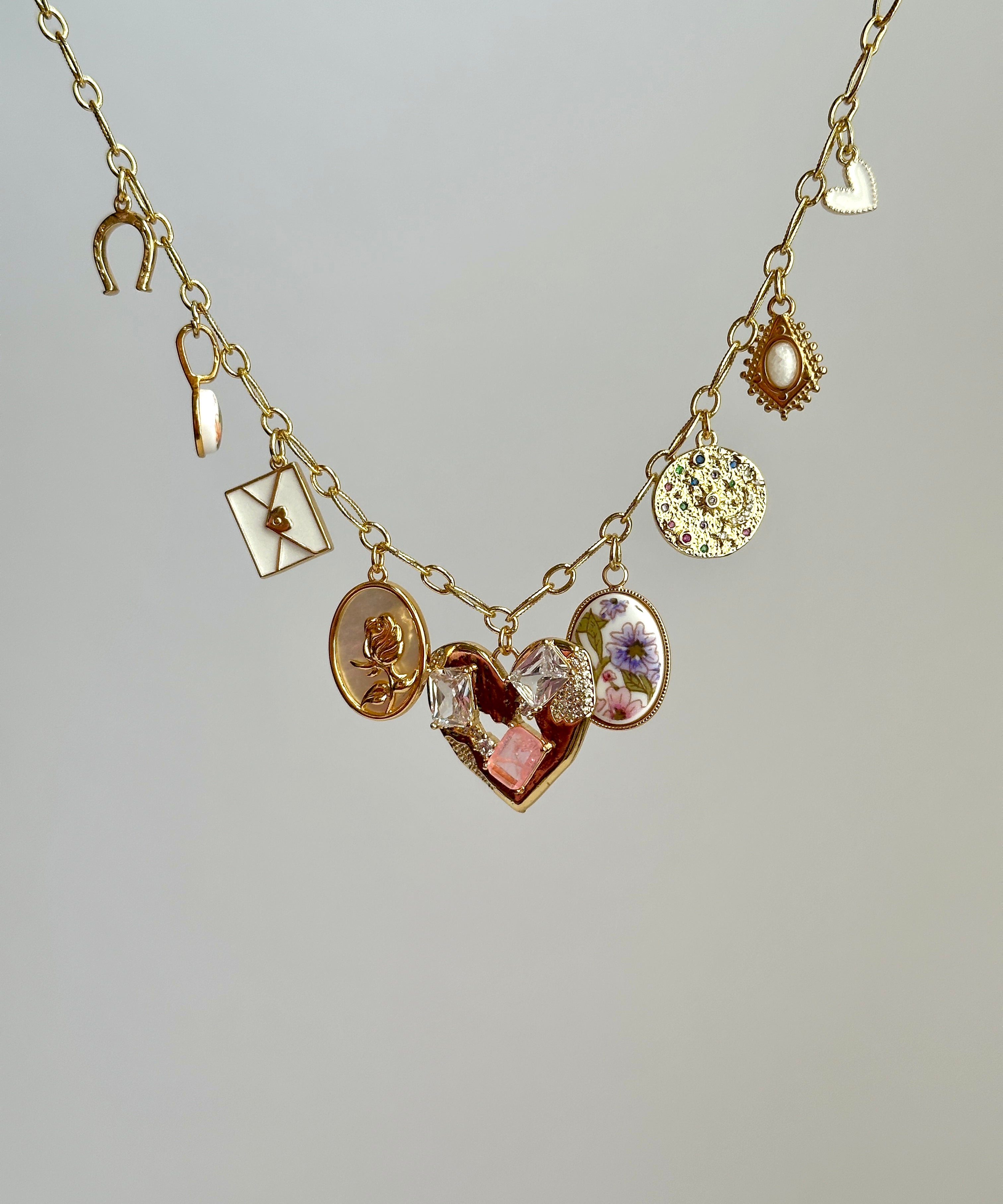 Poesie Charm Halskette