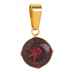 Runder Zirkonia Stein Rosa