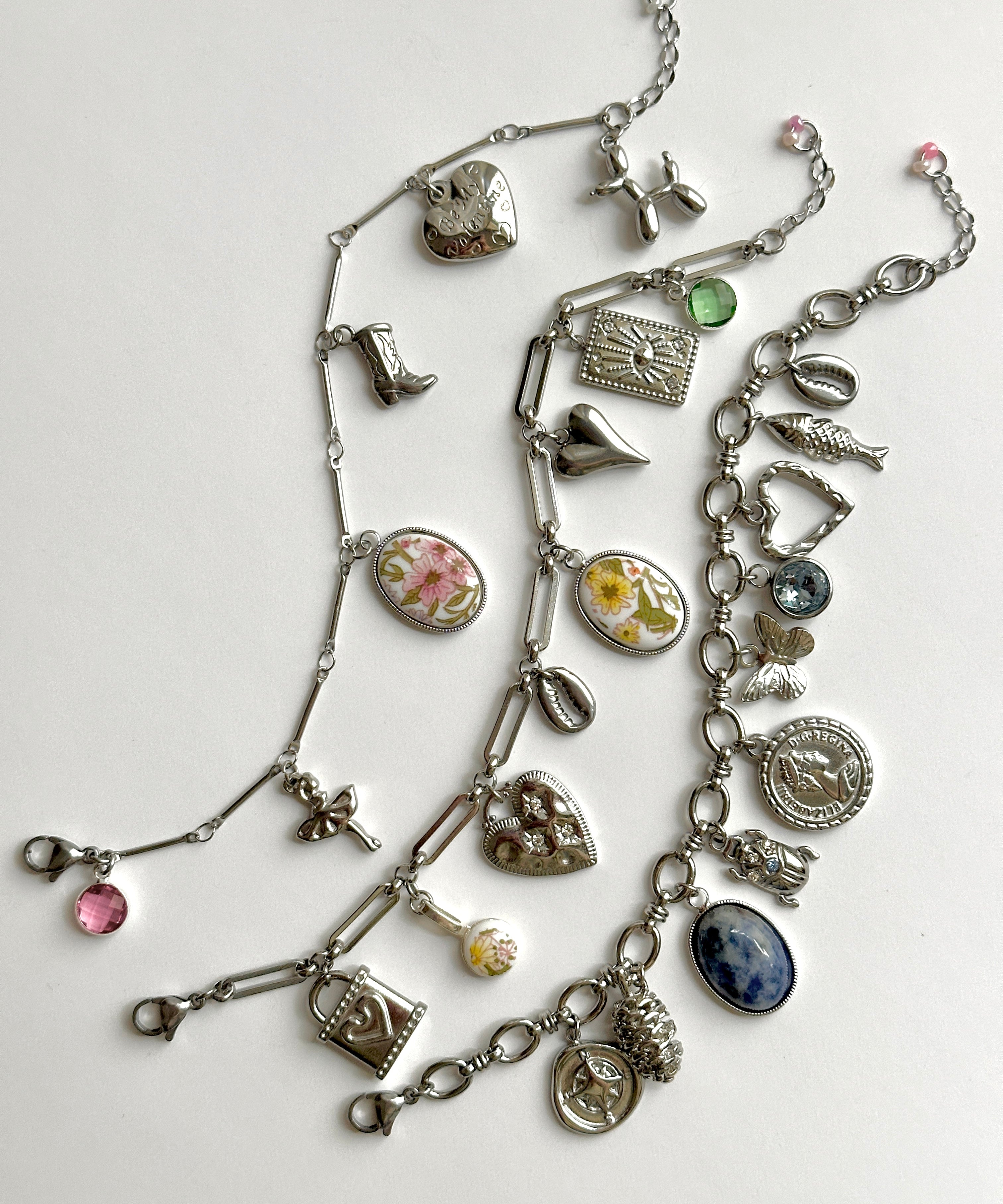 Silber Charm Armband 2