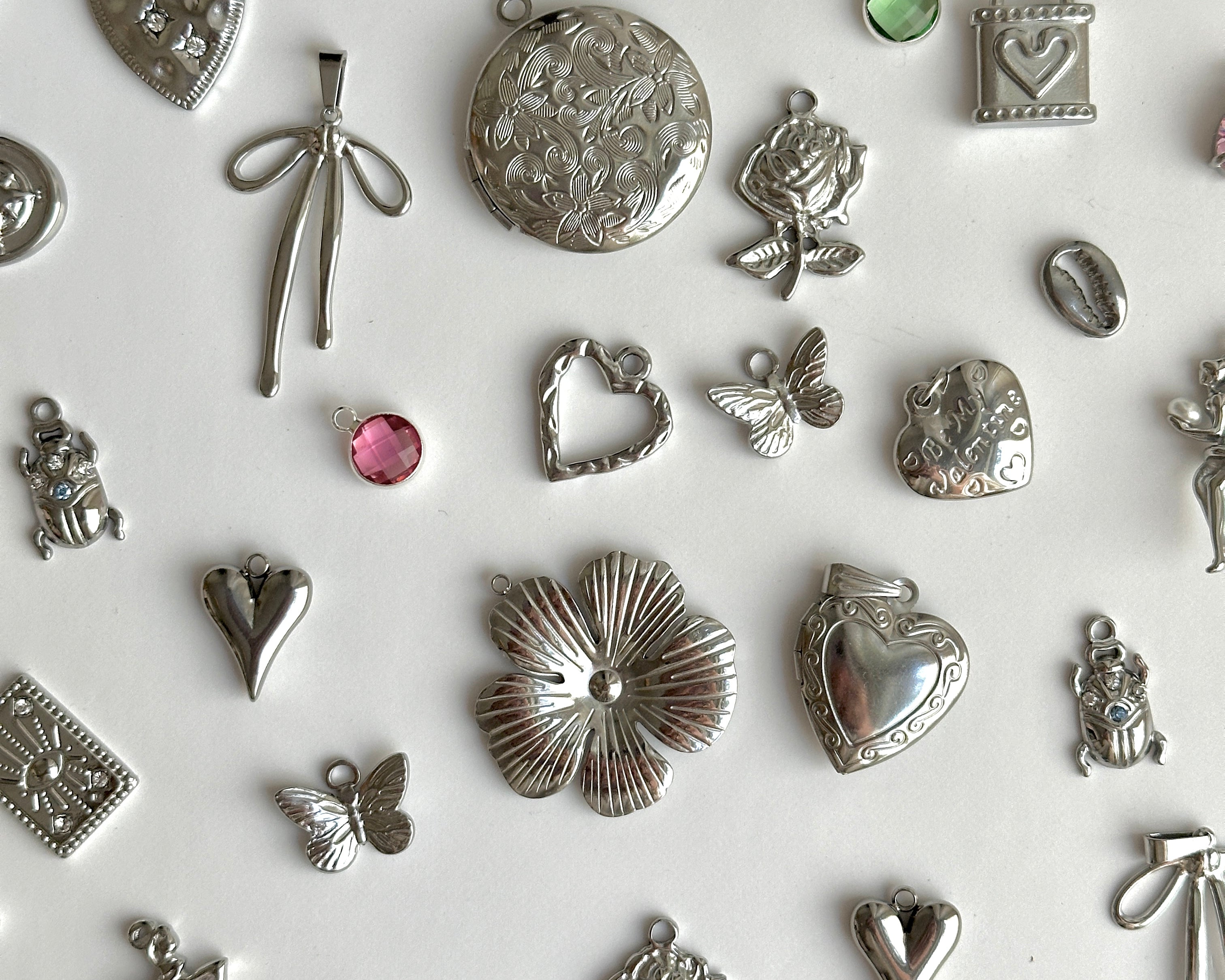 Silber Charms 304 Edelstahl 2