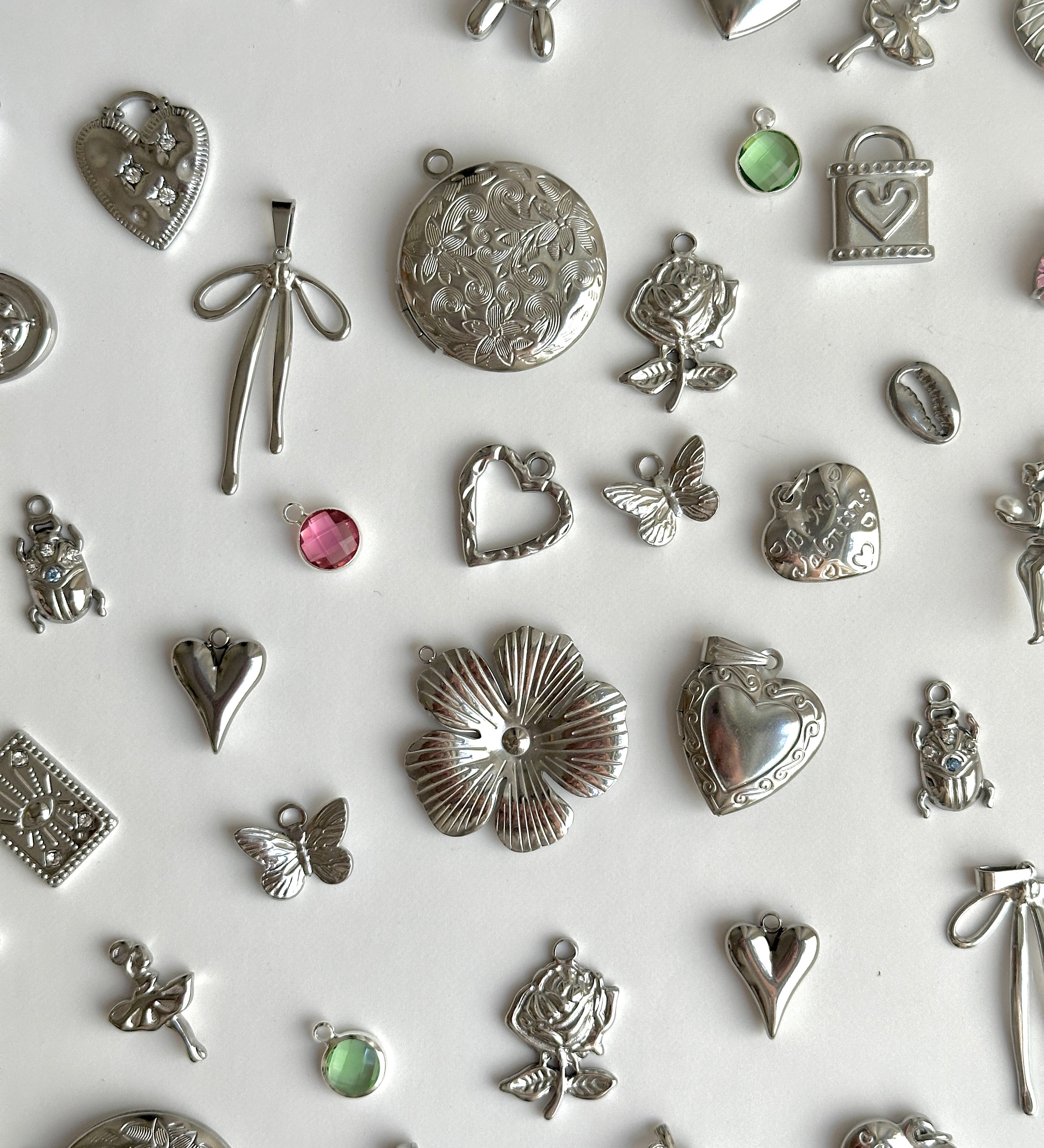 Silber Charms 304 Edelstahl 2