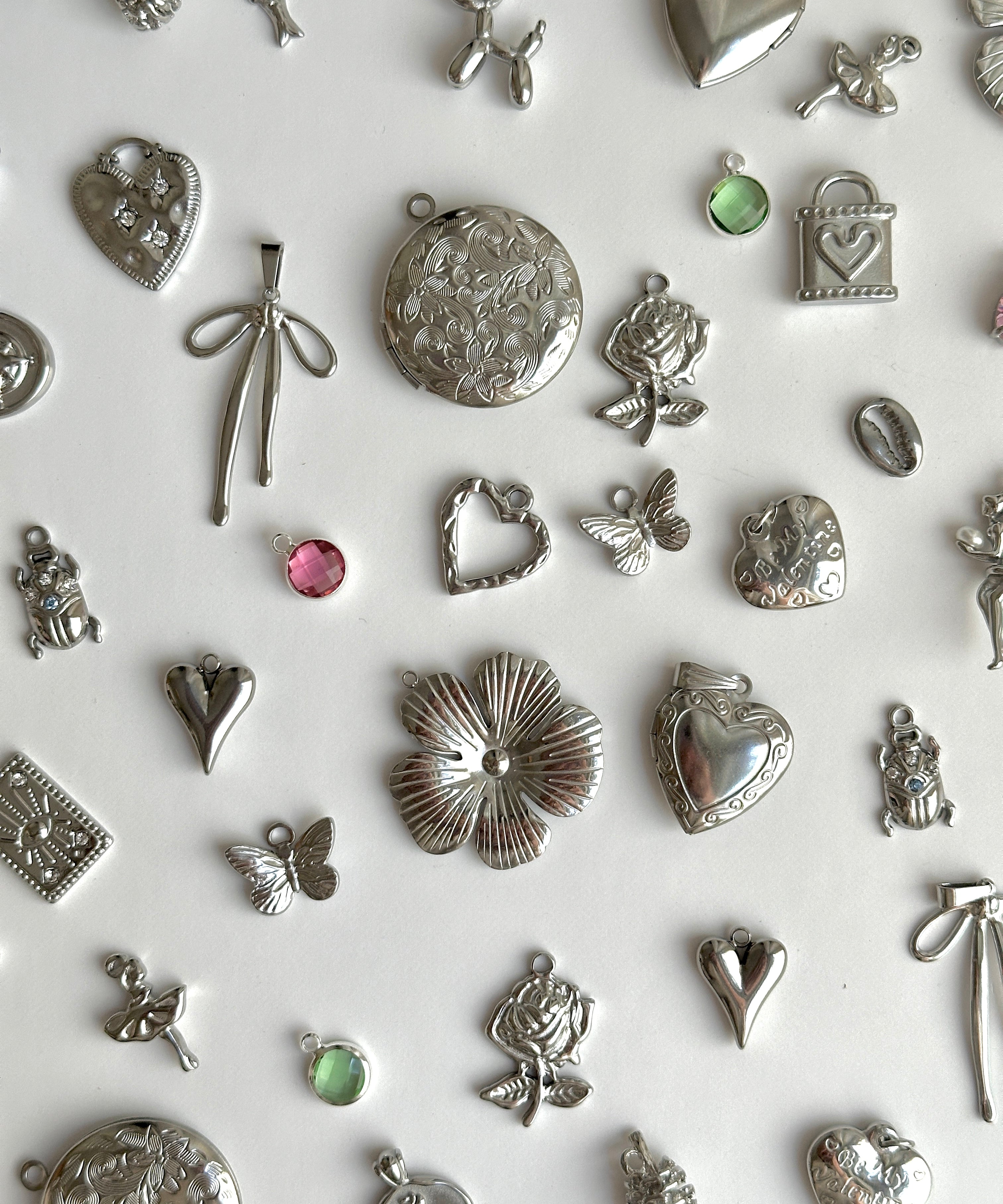 Silber Charms 304 Edelstahl 2