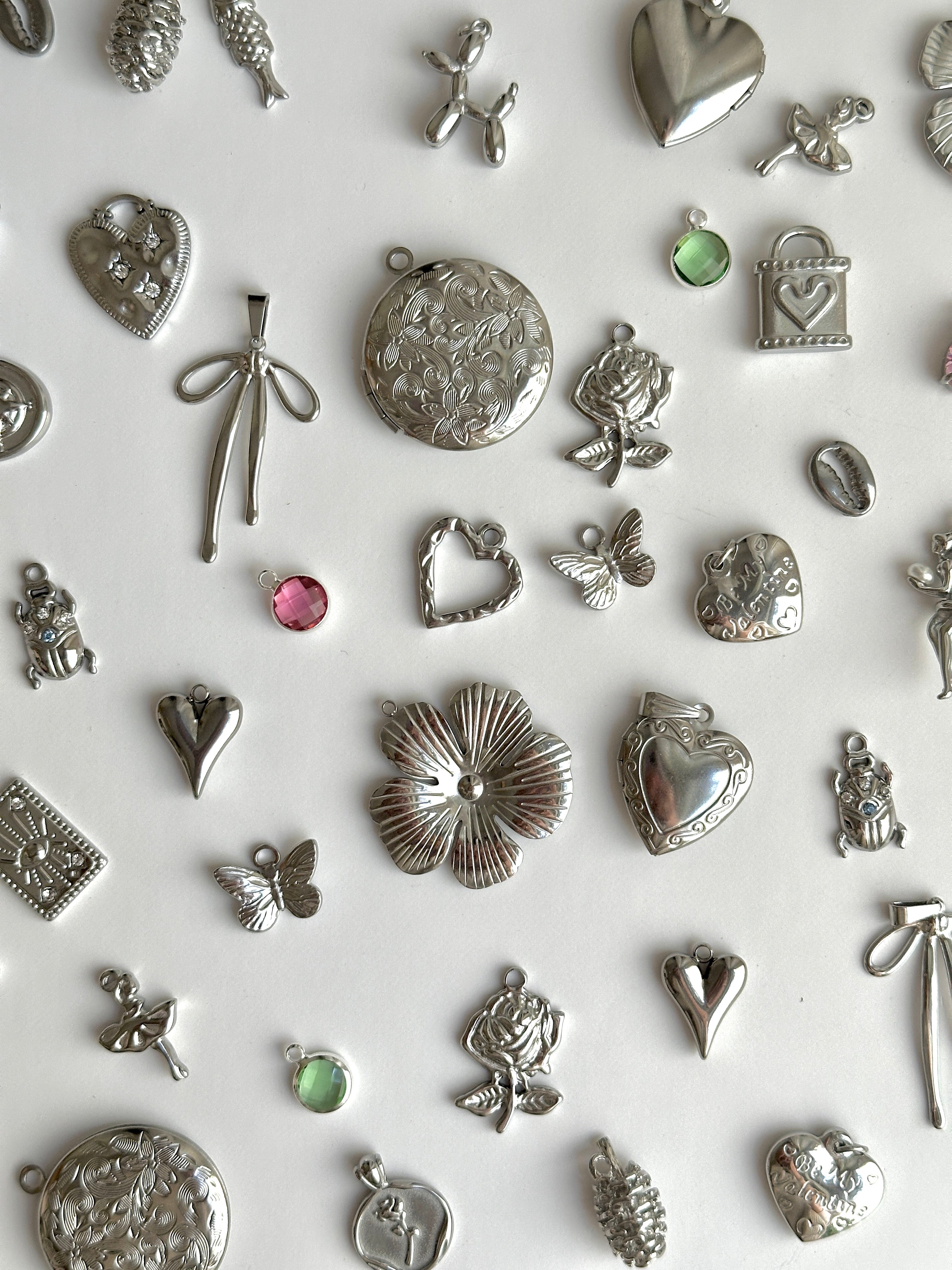 Silber Charms 304 Edelstahl 2