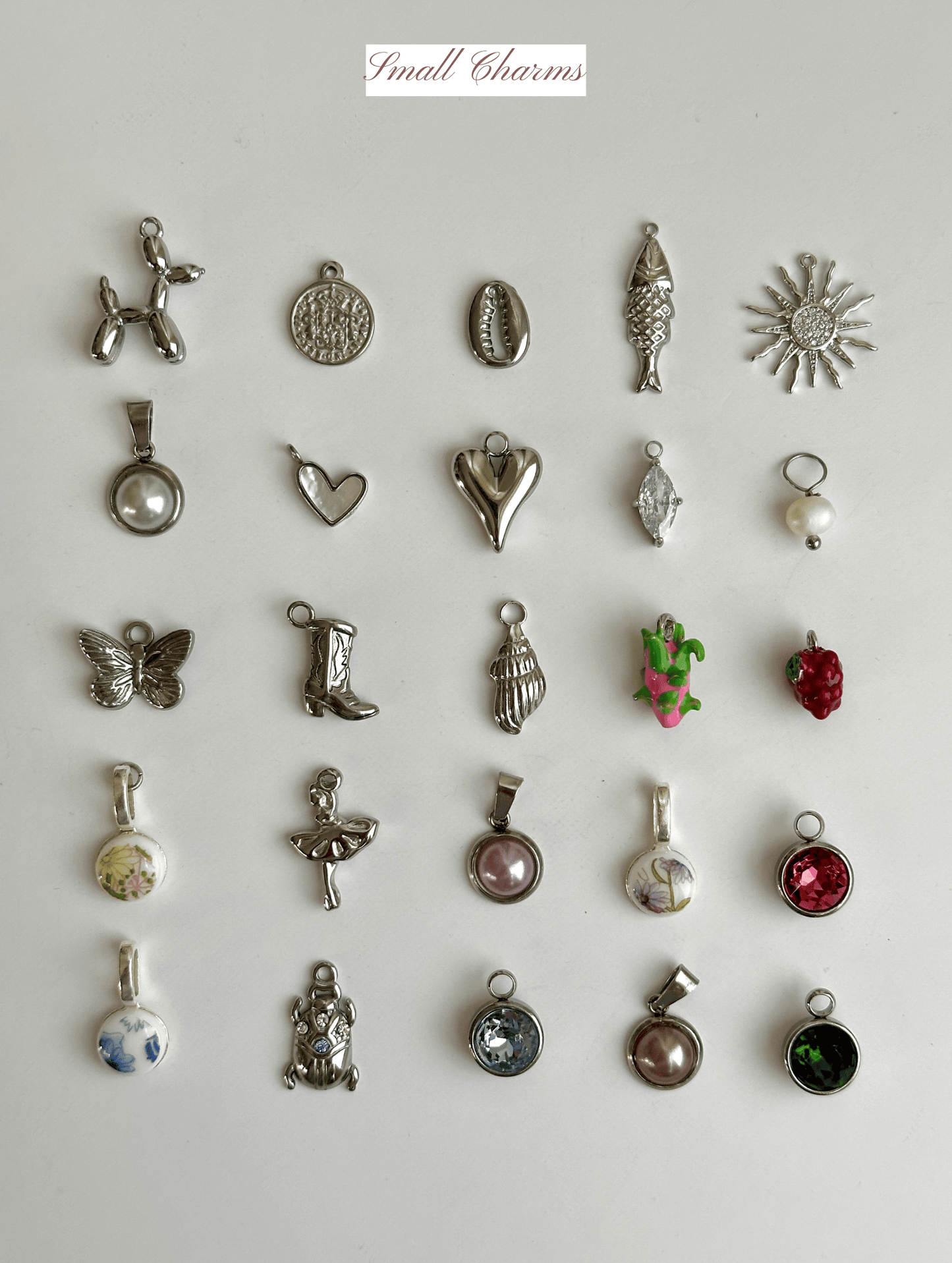 Small Charms Silver