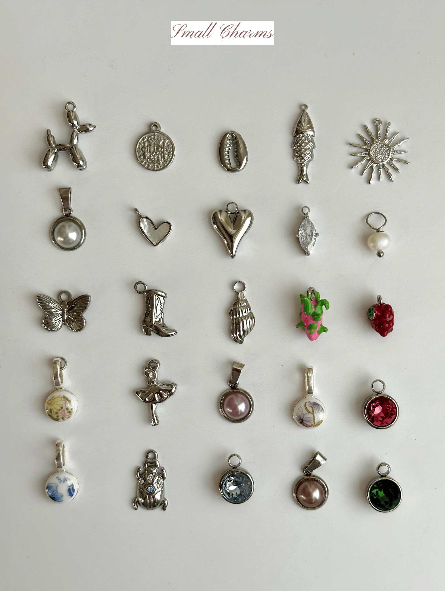 Small Charms Silver