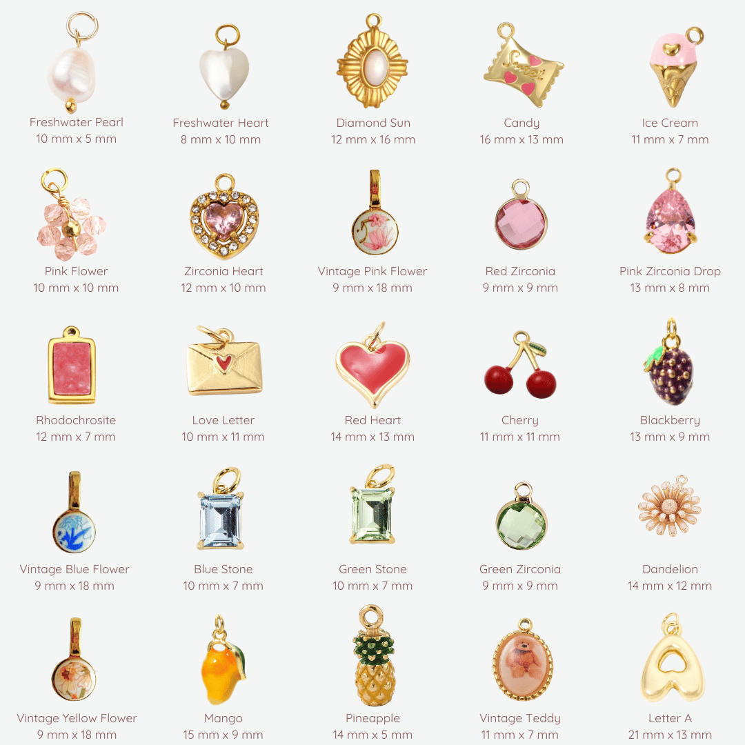 Small Colorful Charm Collection