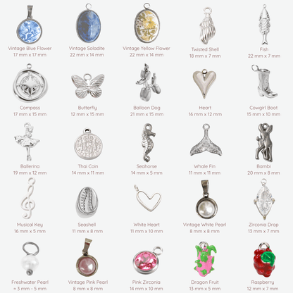 Small and Medium_Silver_Charms
