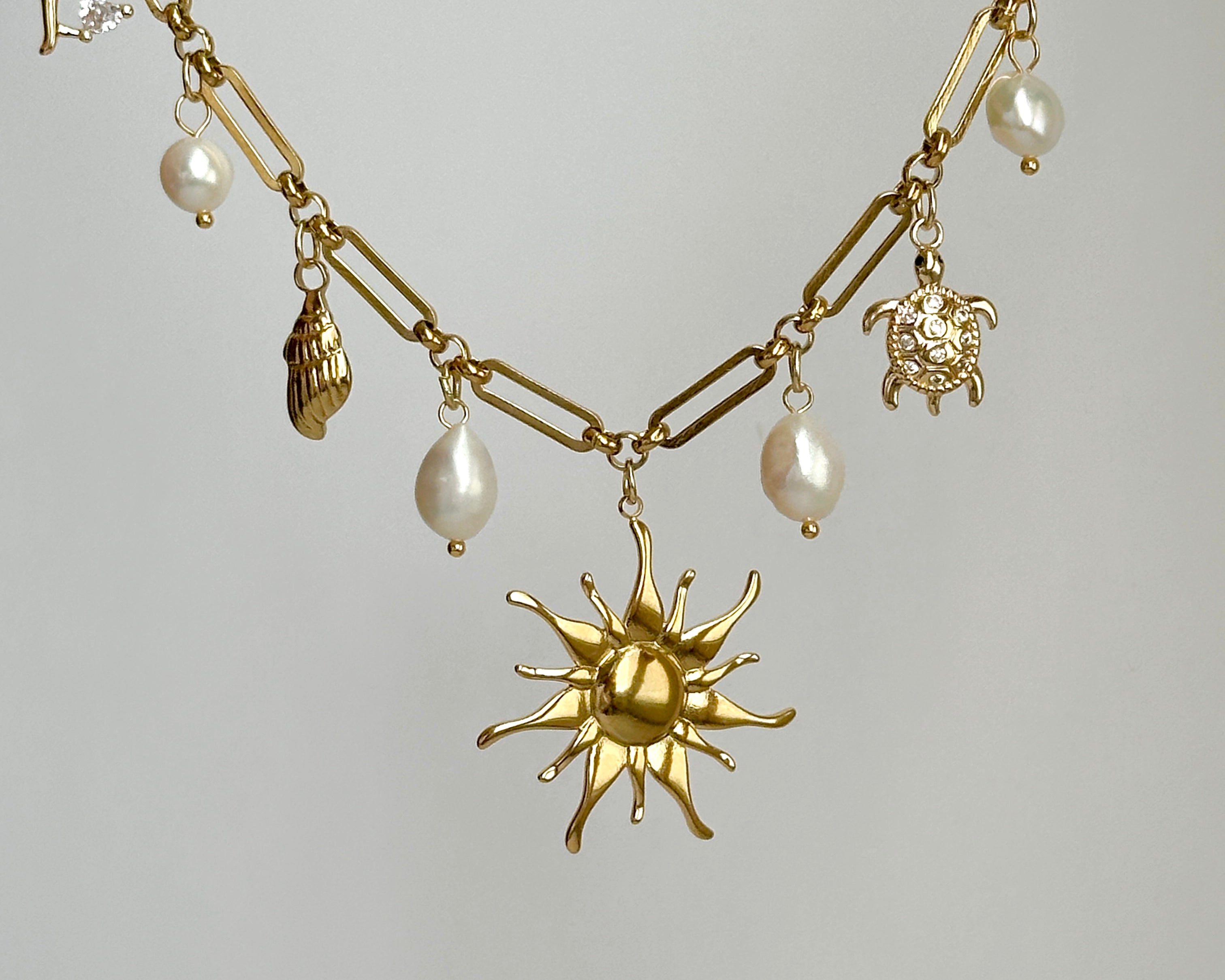 Soleil Charm Halskette