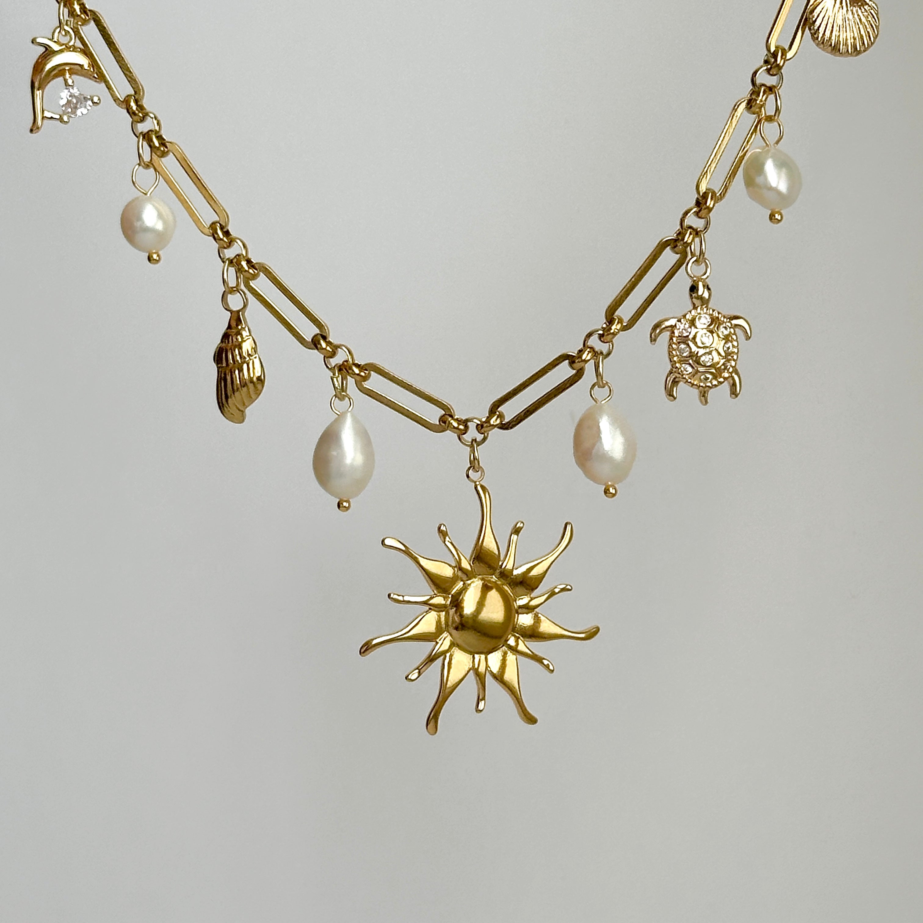 Soleil Charm Halskette