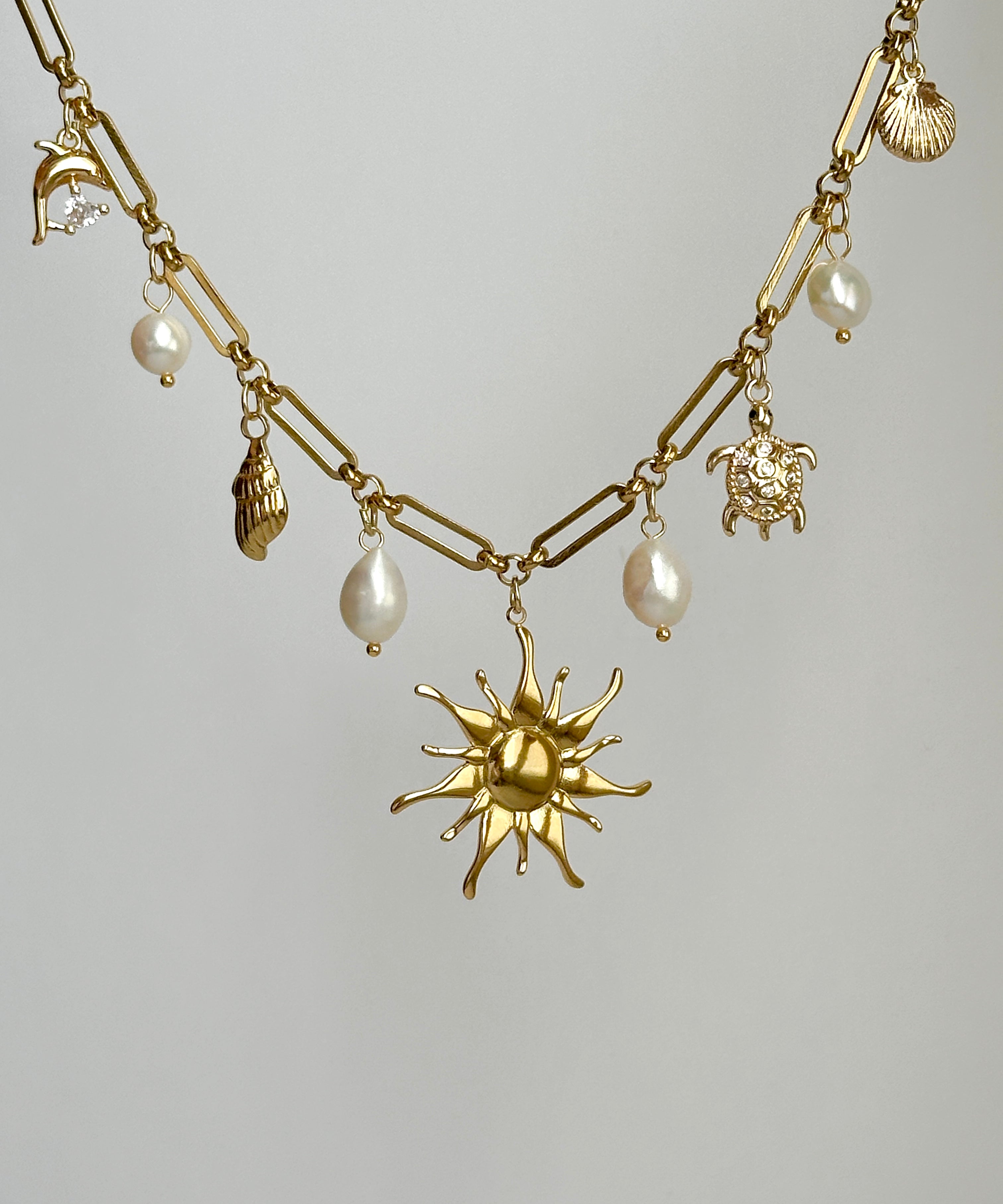 Soleil Charm Halskette