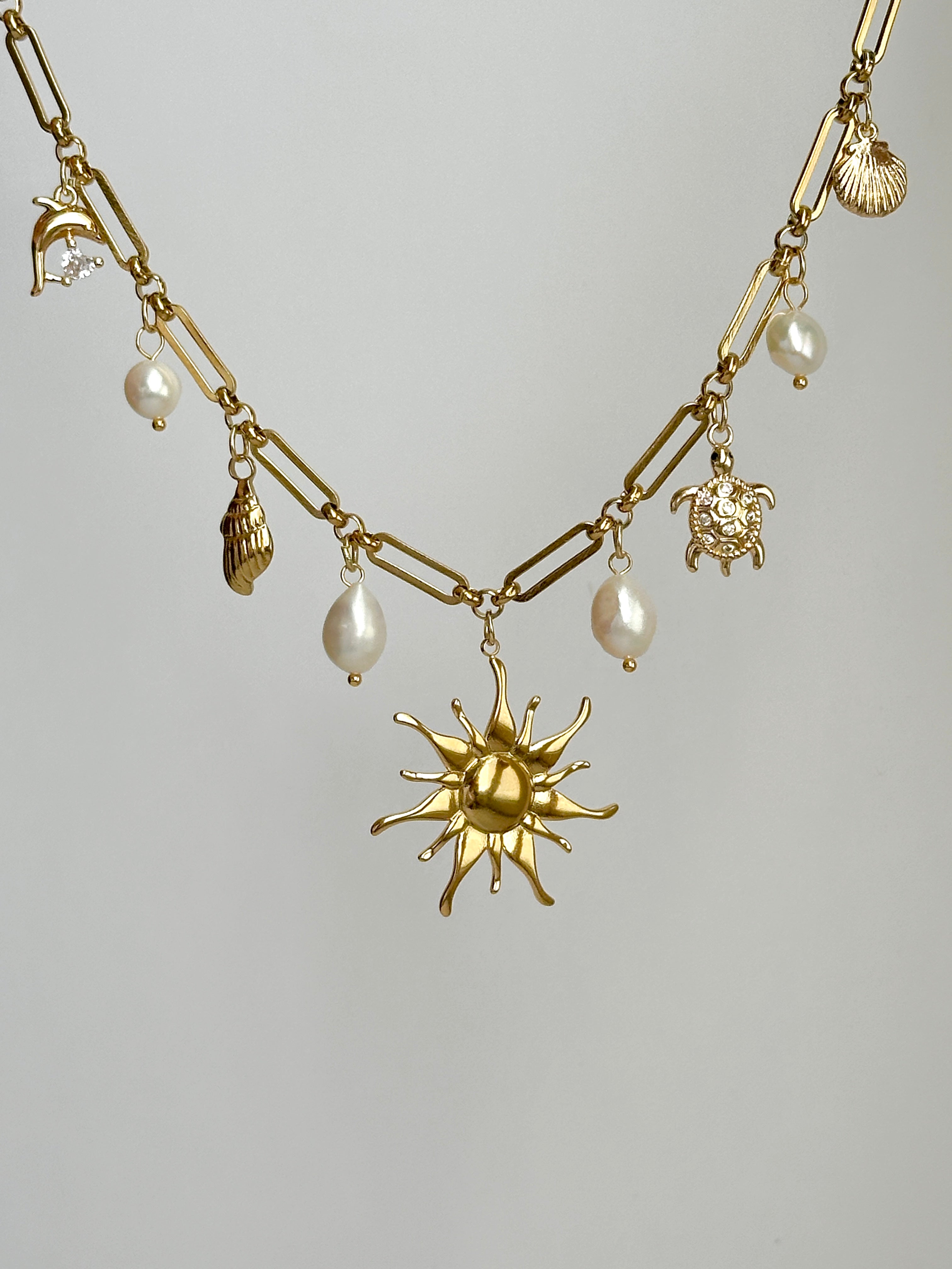 Soleil Charm Halskette