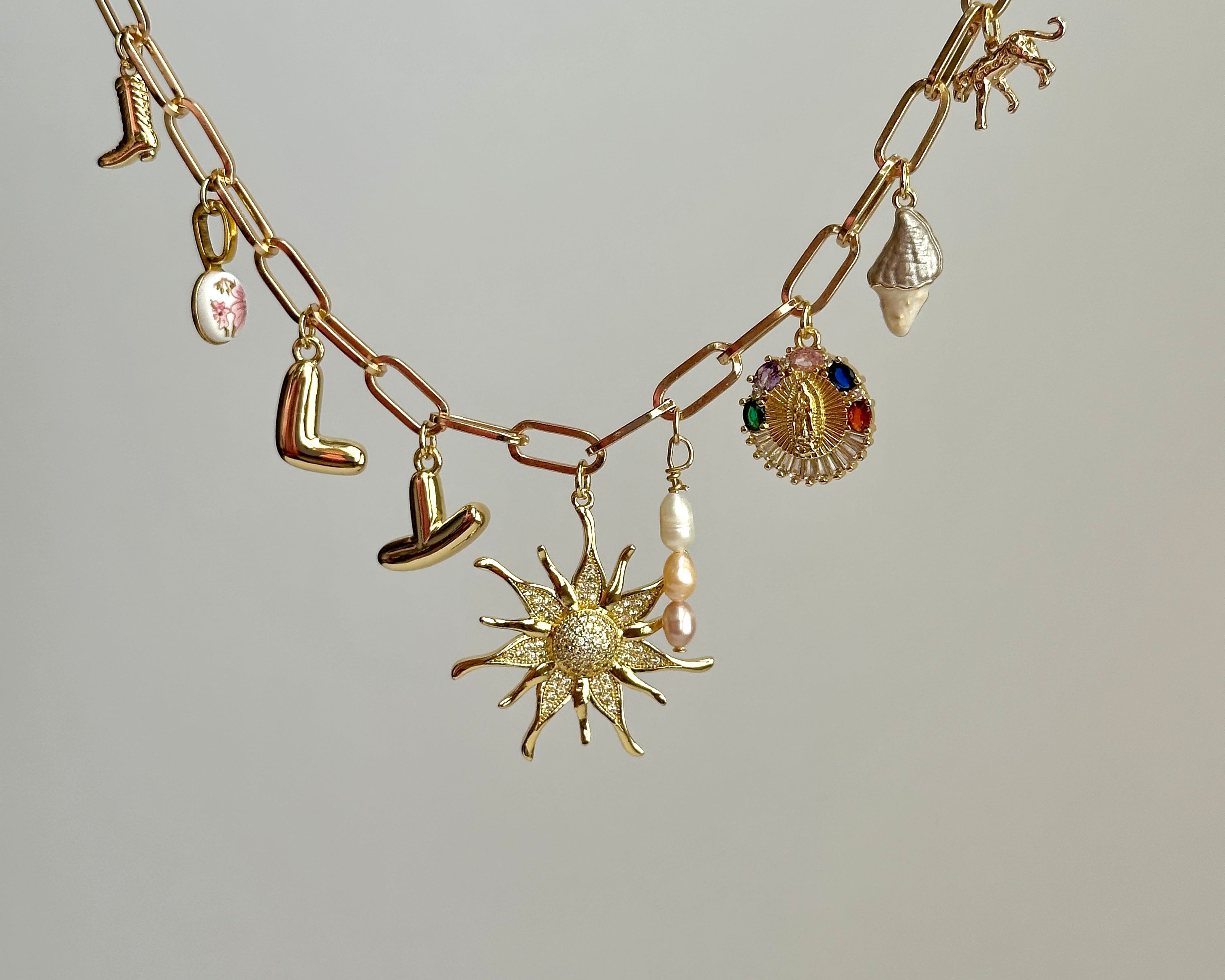 Sunshine Charm Halskette