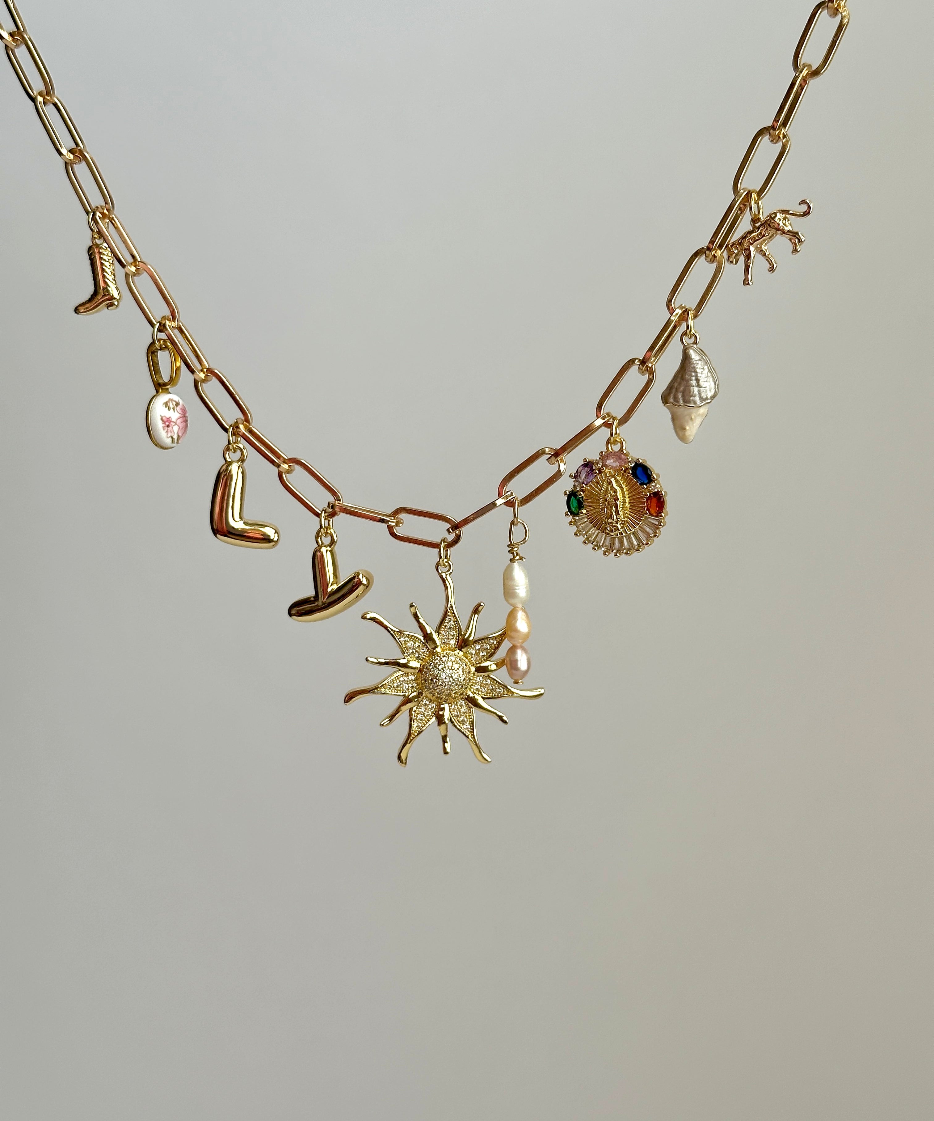 Sunshine Charm Halskette