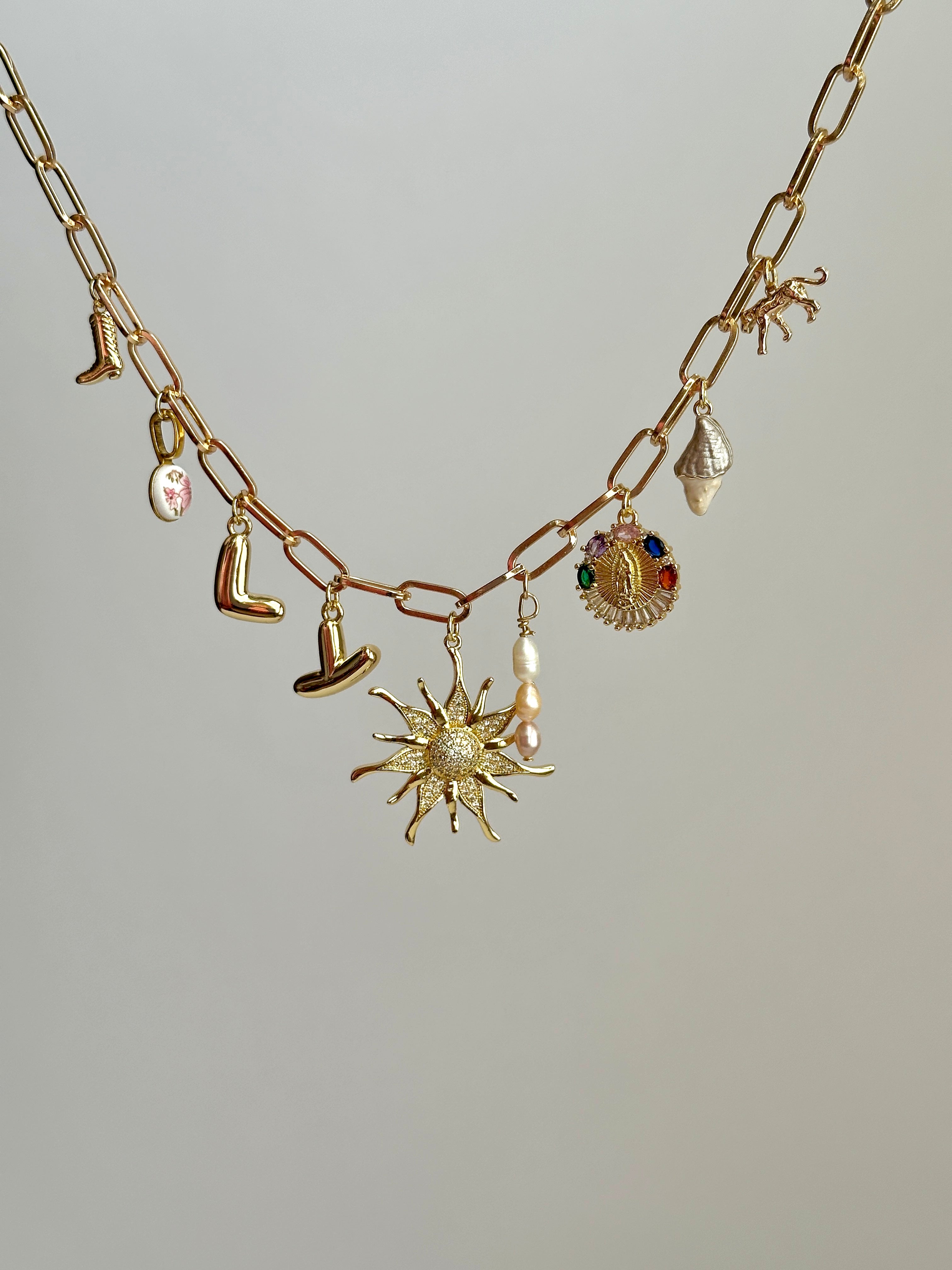 Sunshine Charm Halskette