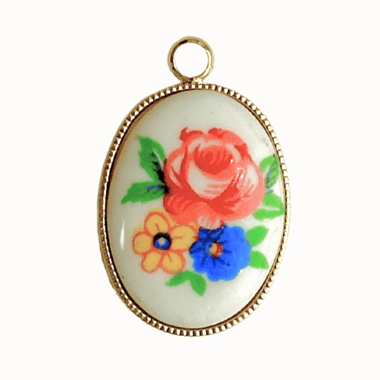 Vintage Blumen Bunt
