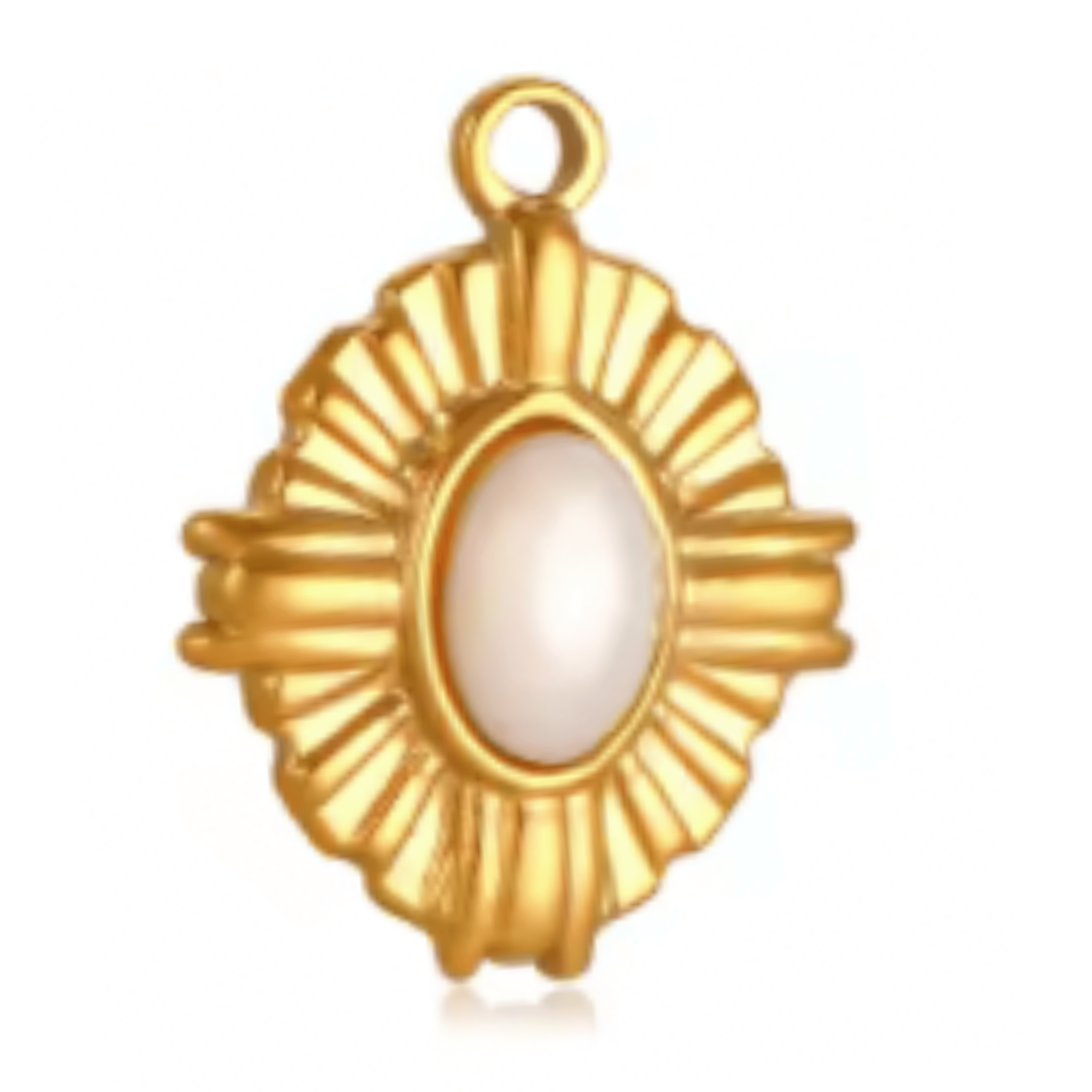 Vintage Raute mit Stein