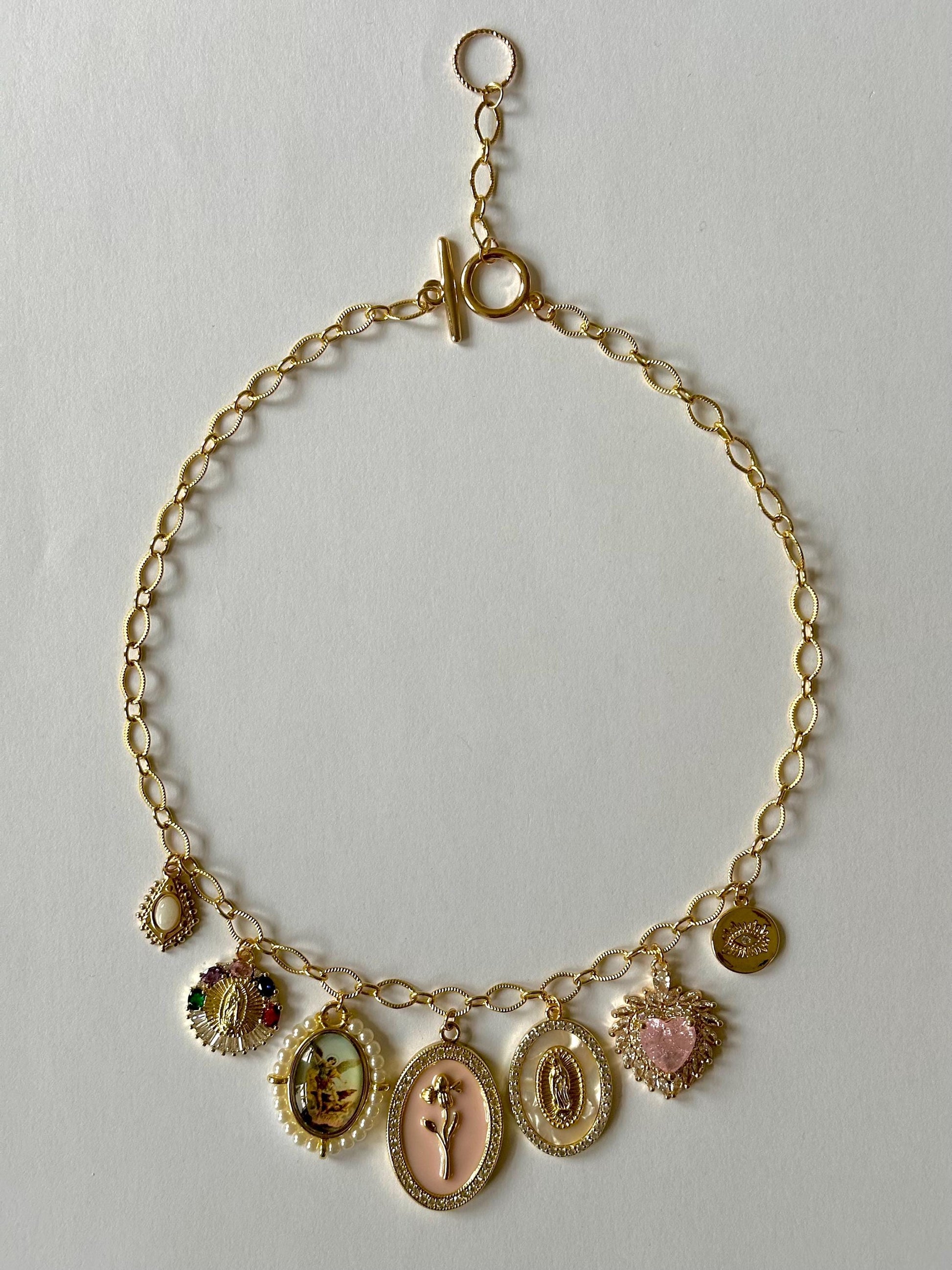 Vintage Teatime - Charm Halskette 4