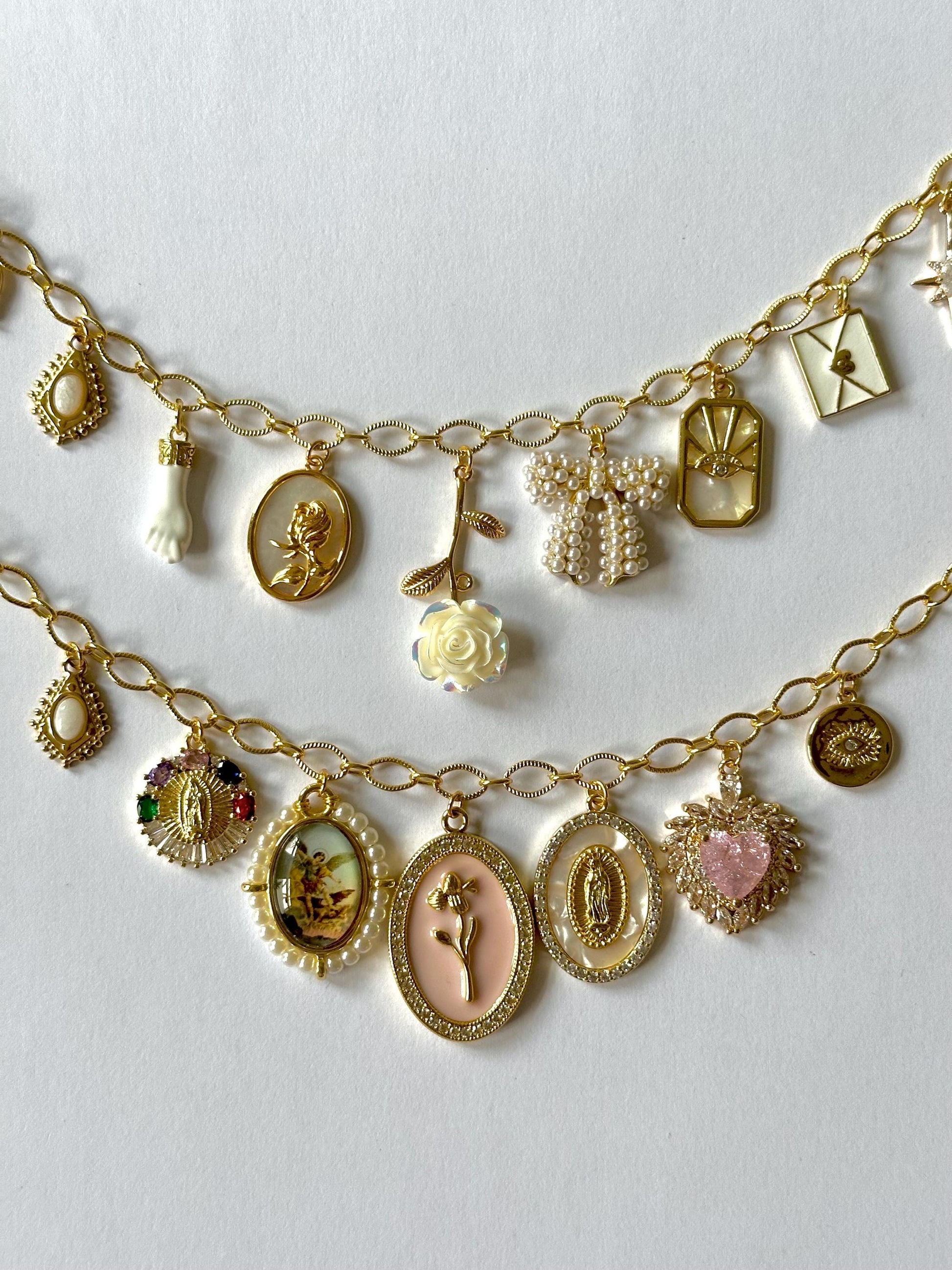 Vintage Teatime - Charm Halskette 5