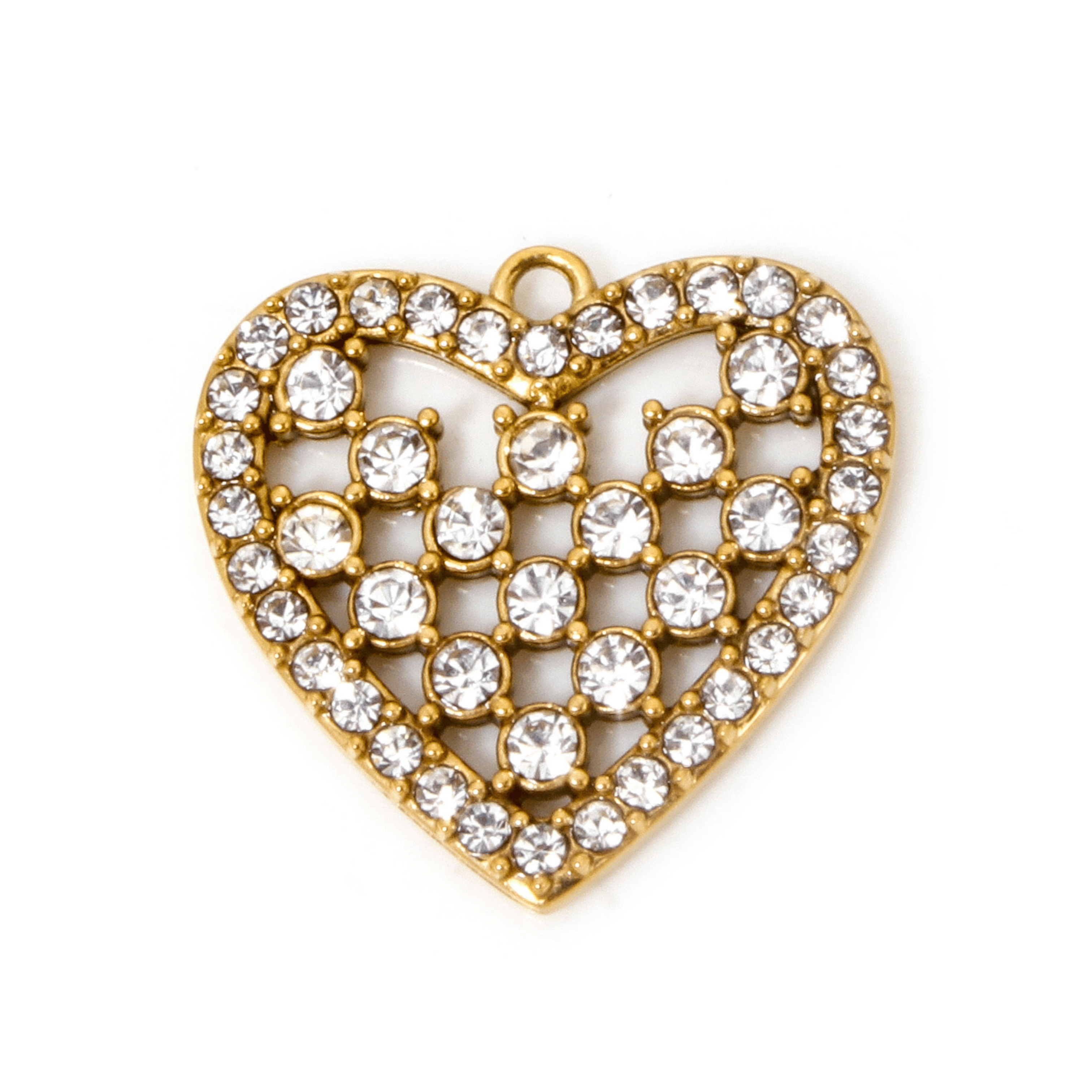 Zirkonia Muster Herz