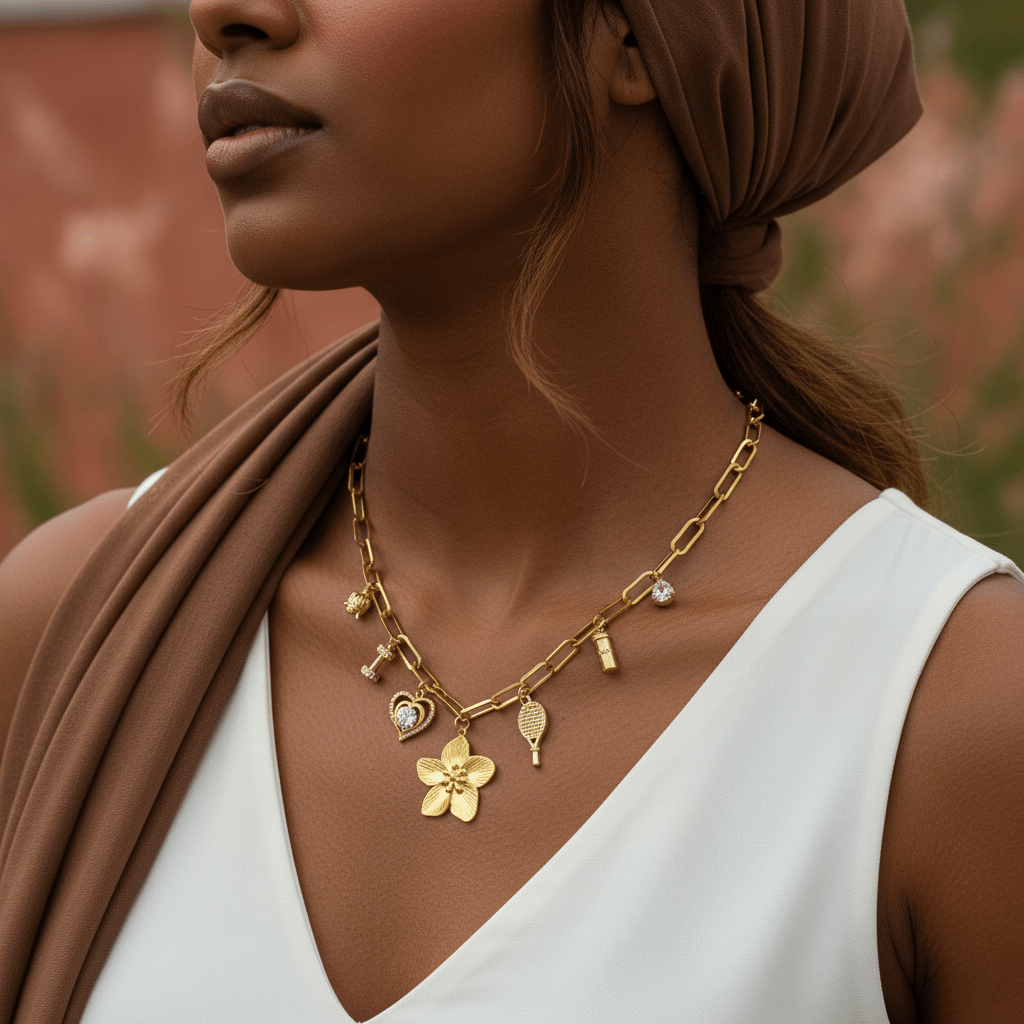 Ava Charm Halskette - Loony You