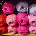 personalized crocheted bag with 18 carat gold-plated bag chain - handmade with unique charms, knitted bag, large selection of colors