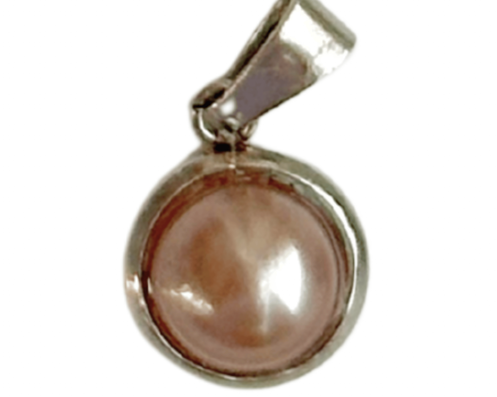 Dunkel Rosa Acryl Perle